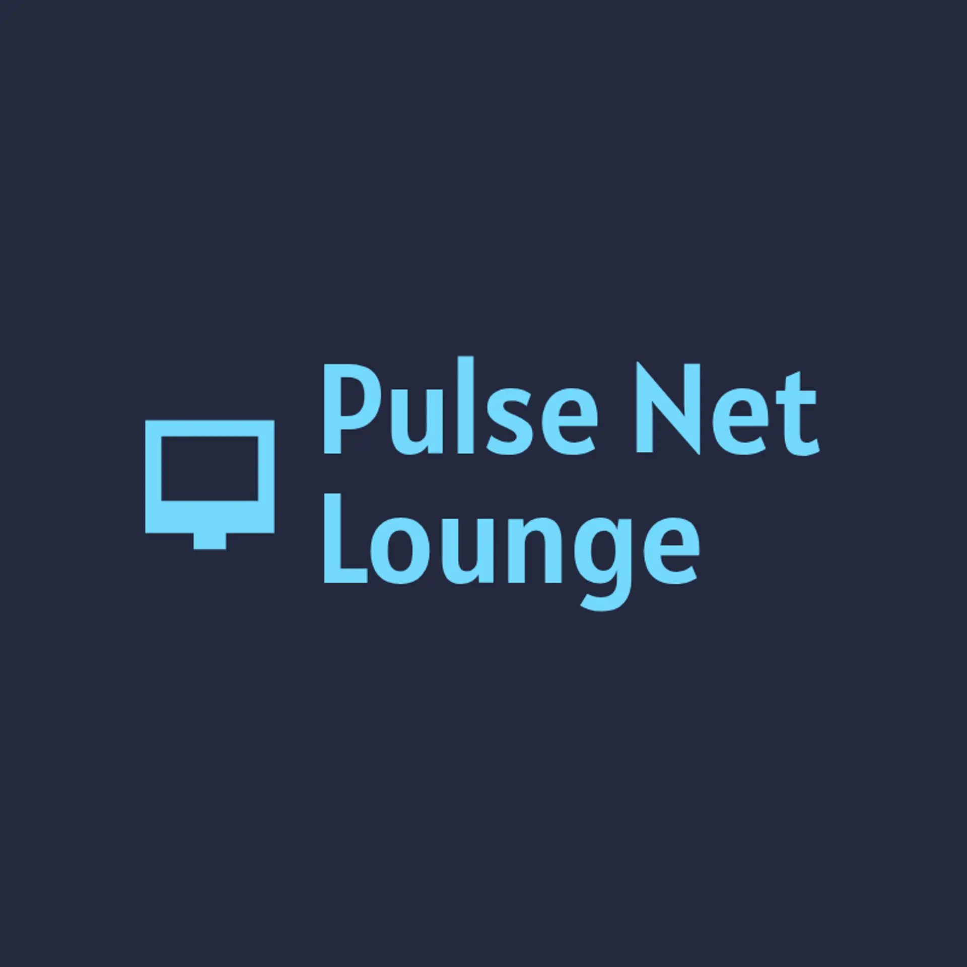 Pulse Net Lounge logo for internet cafe
