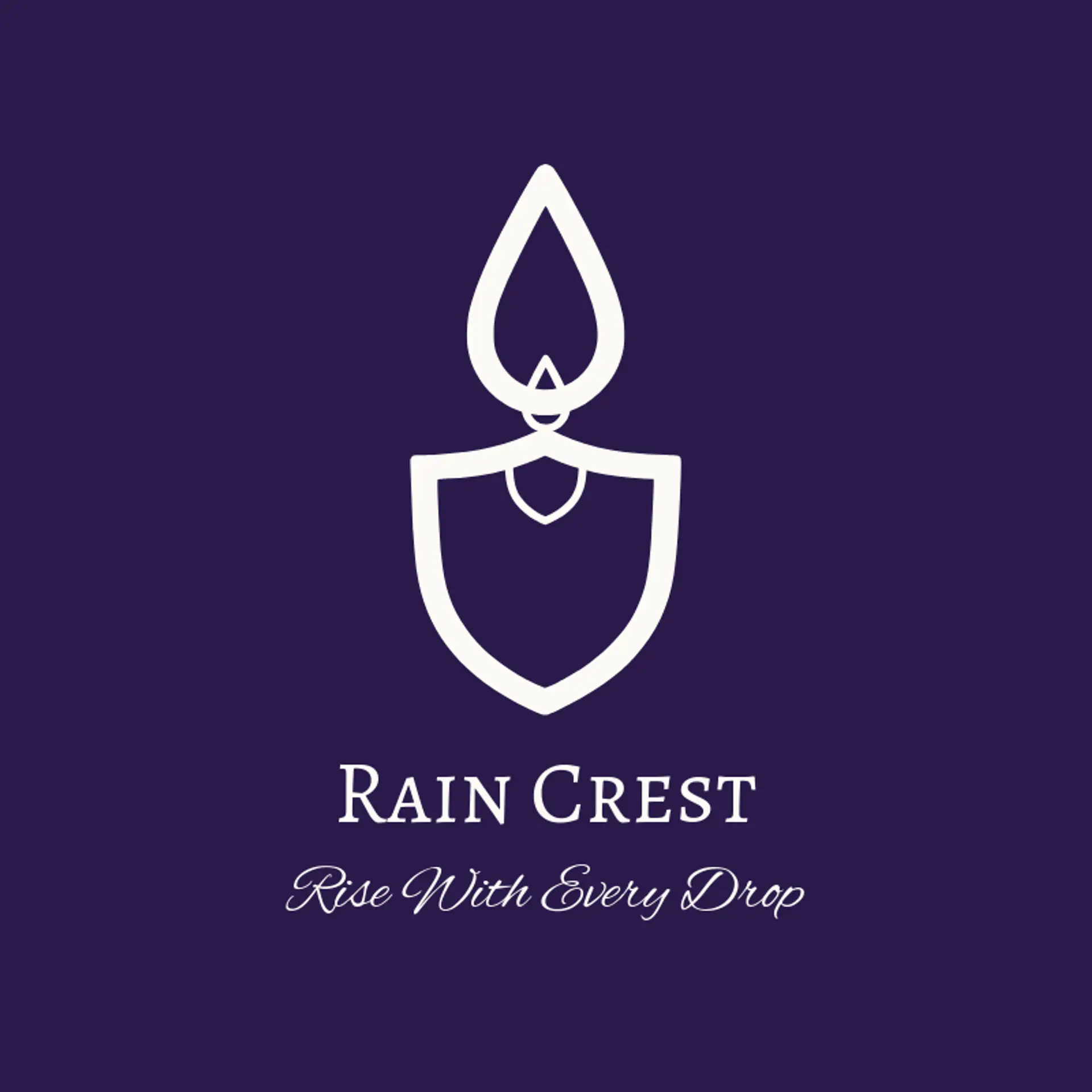 Rain Crest logo for water