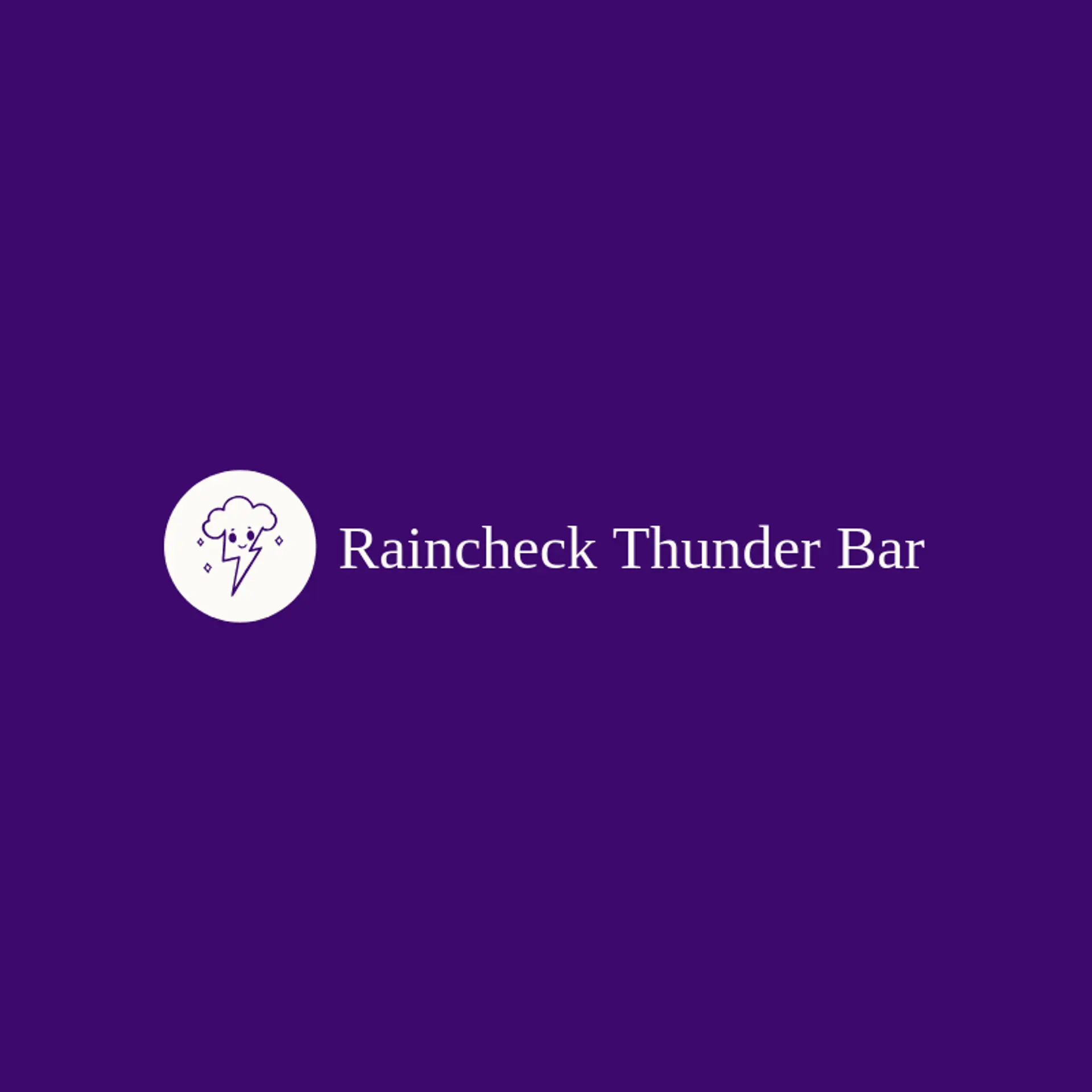 Raincheck Thunder Bar logo for thunder