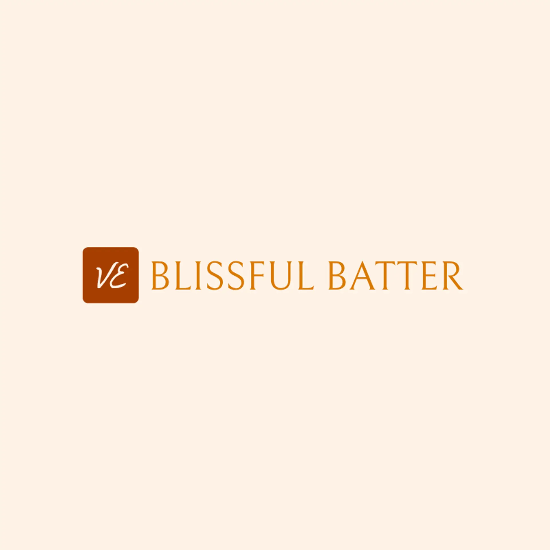 Blissful Batter logo for cake