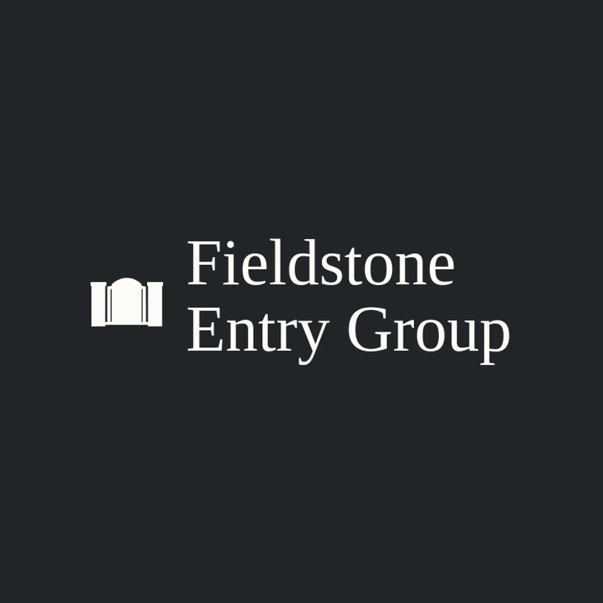 Fieldstone Entry Group logo for gate