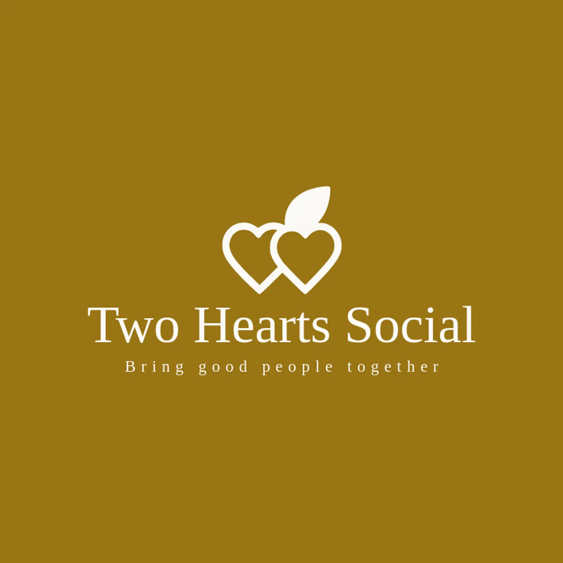 Two Hearts Social logo for dating