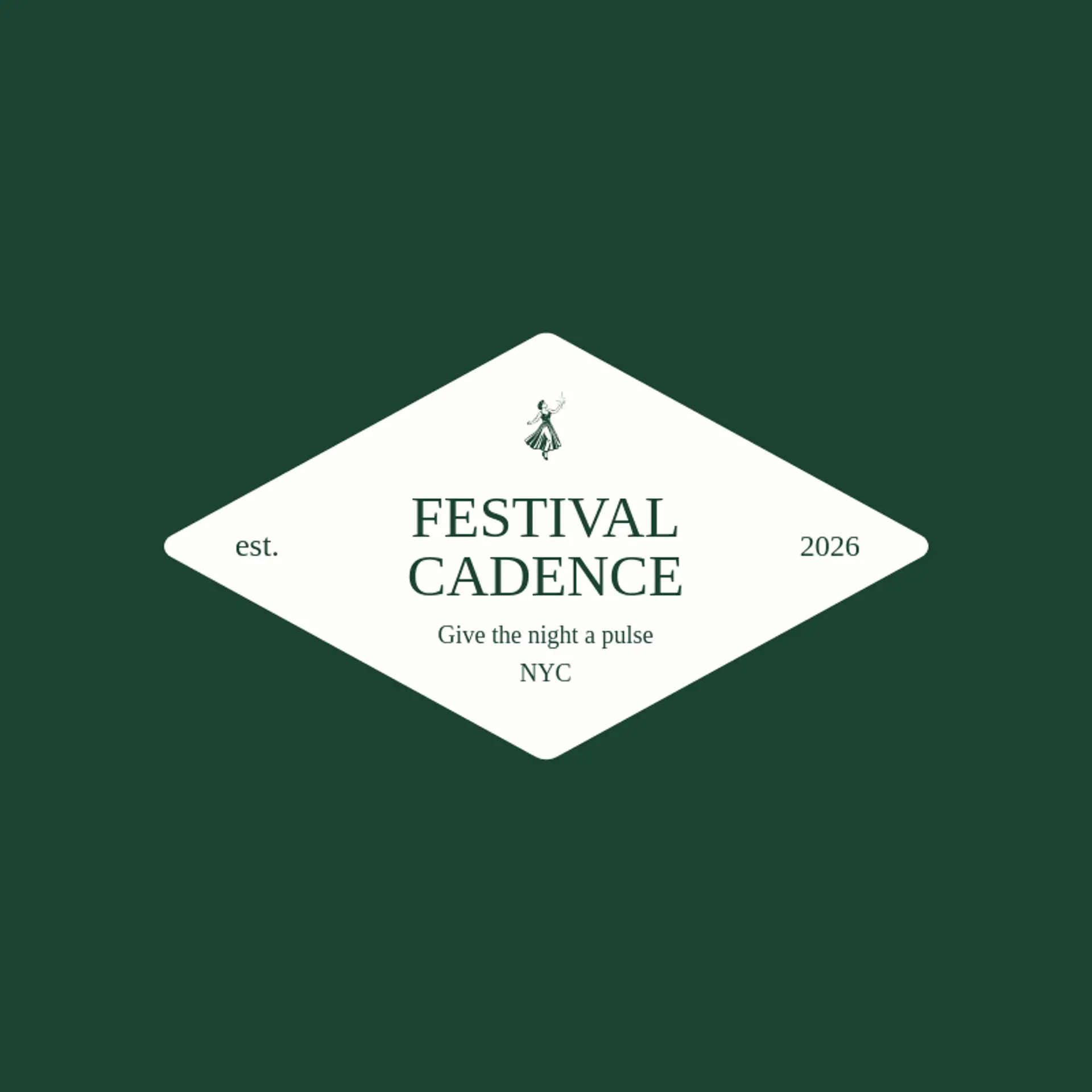 Festival Cadence logo for salsa