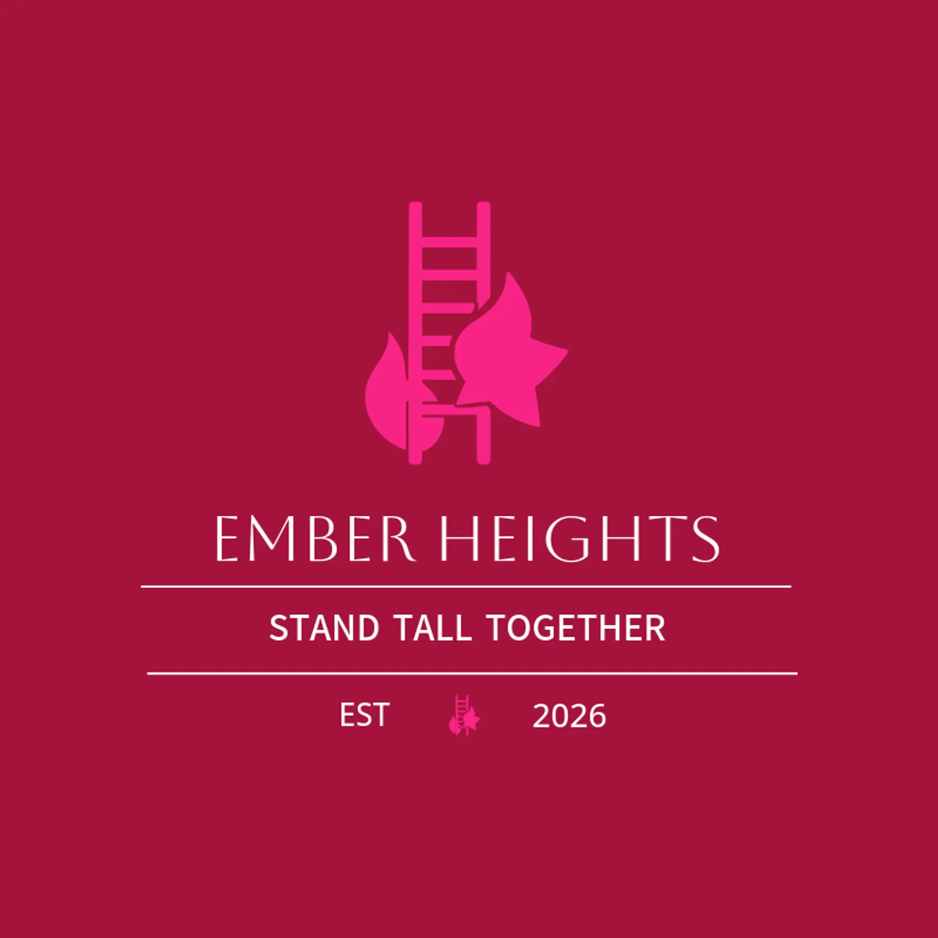Ember Heights logo for fire department
