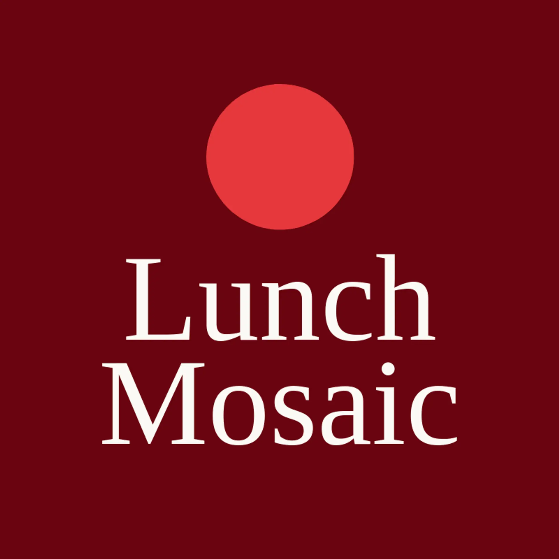 Lunch Mosaic logo for lunch