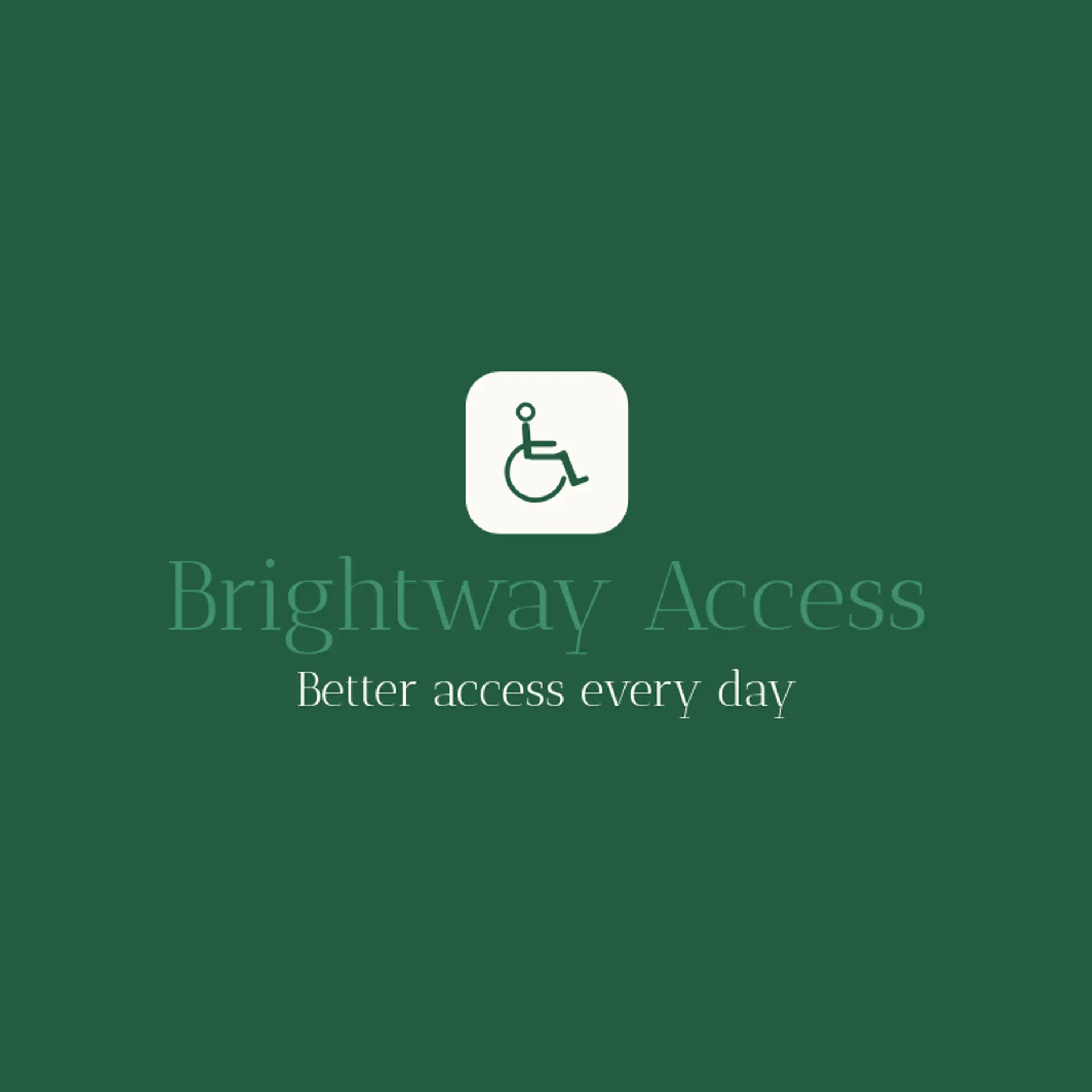 Brightway Access logo for accessibility