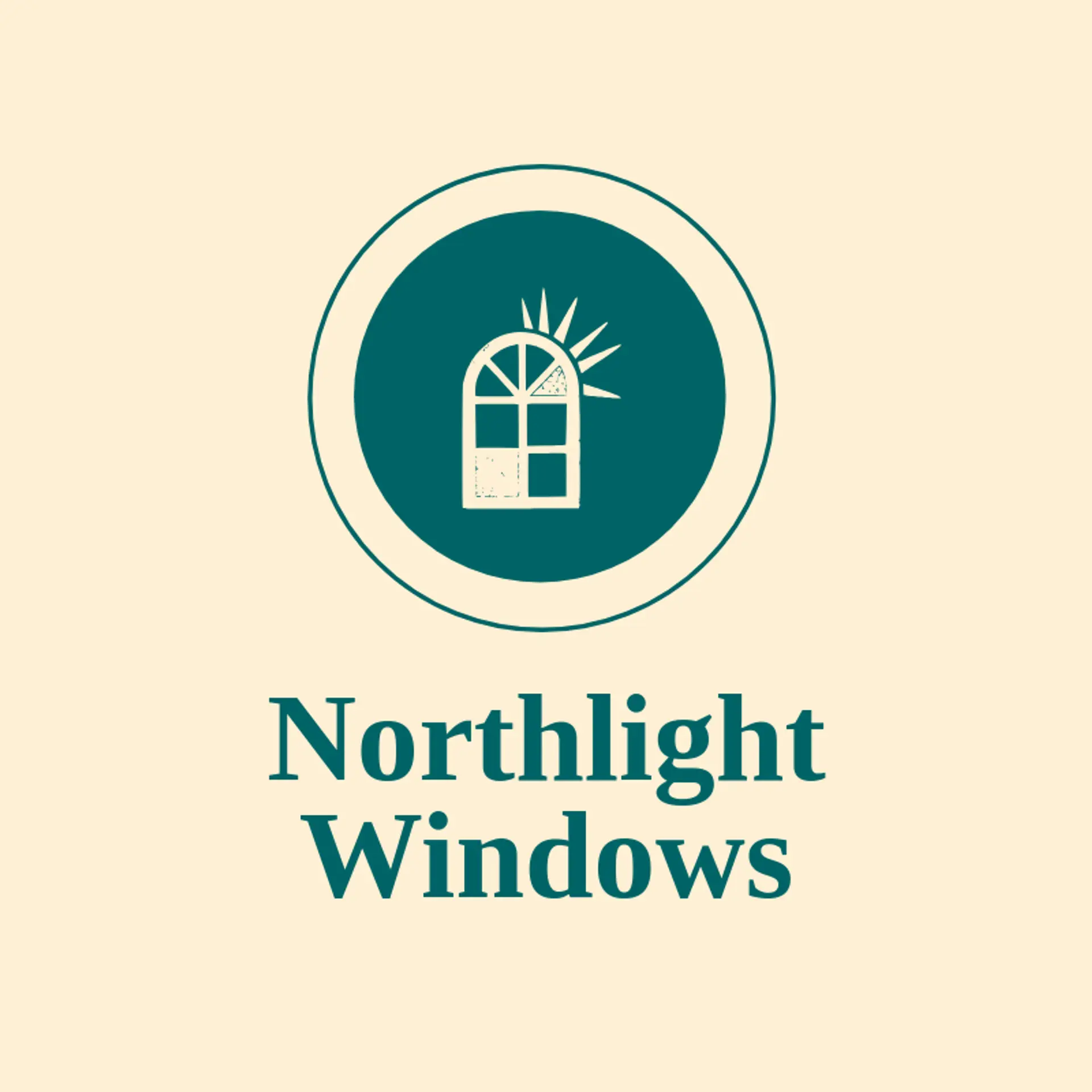 Northlight Windows logo for stained glass