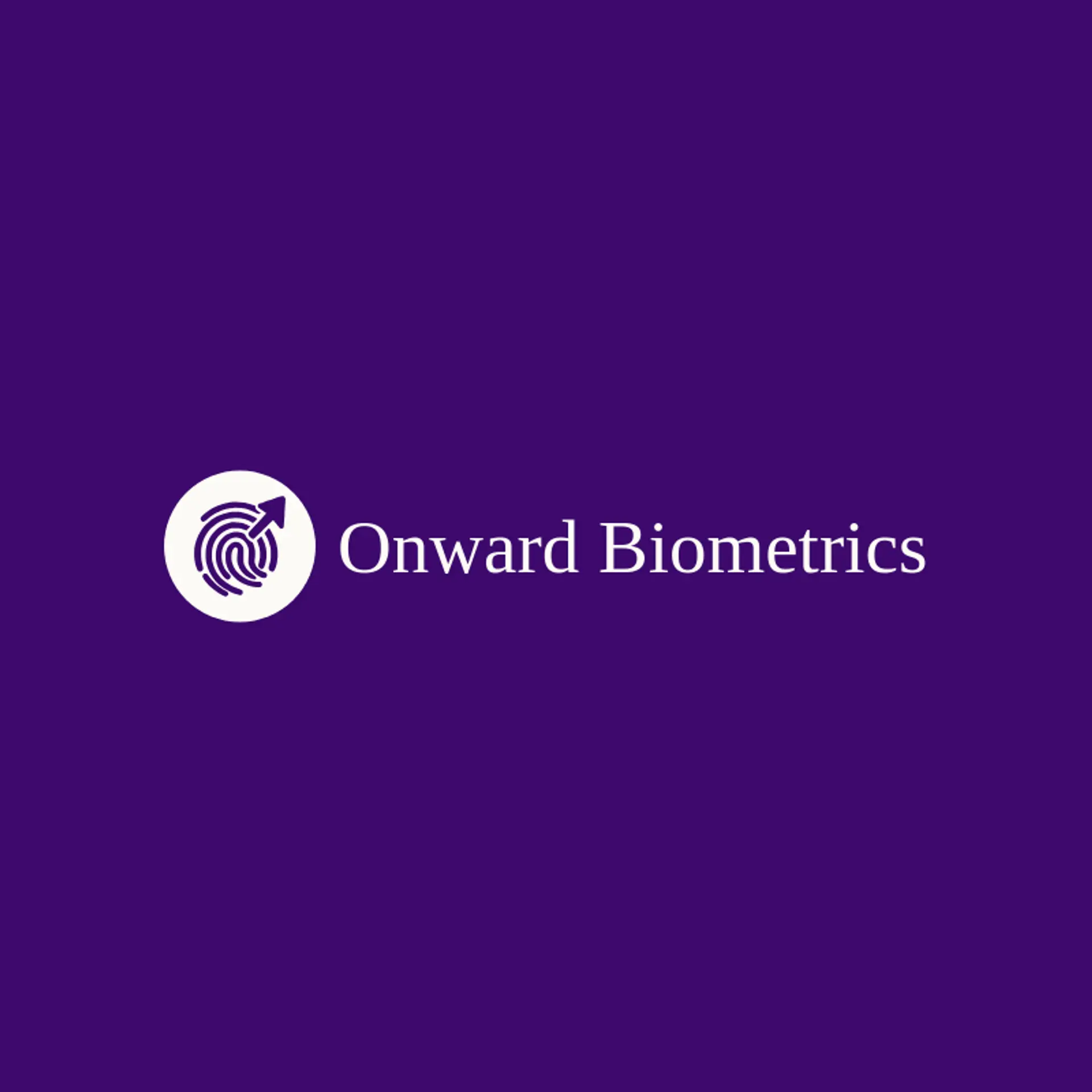 Onward Biometrics logo for fingerprint