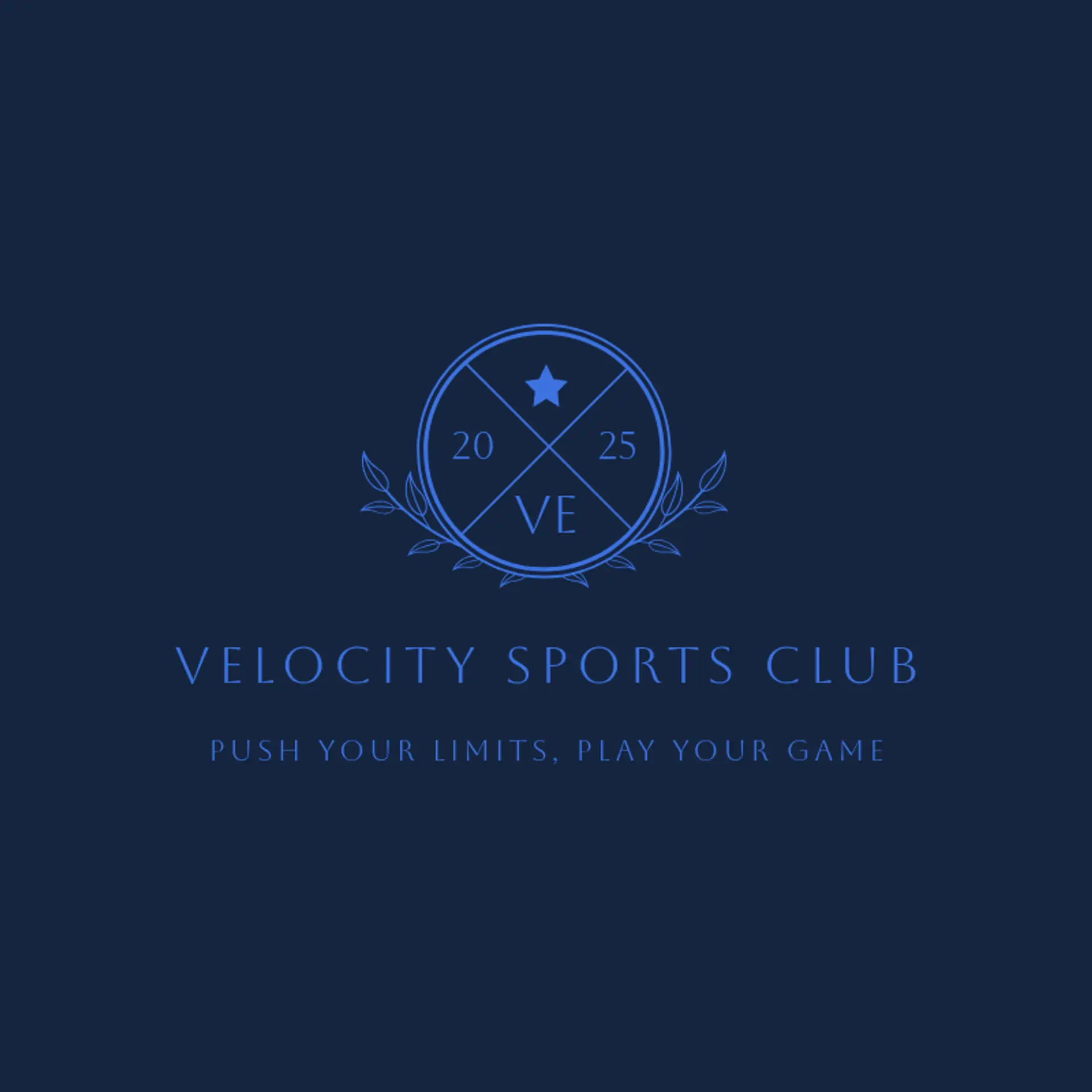 Velocity Sports Club logo for sports club