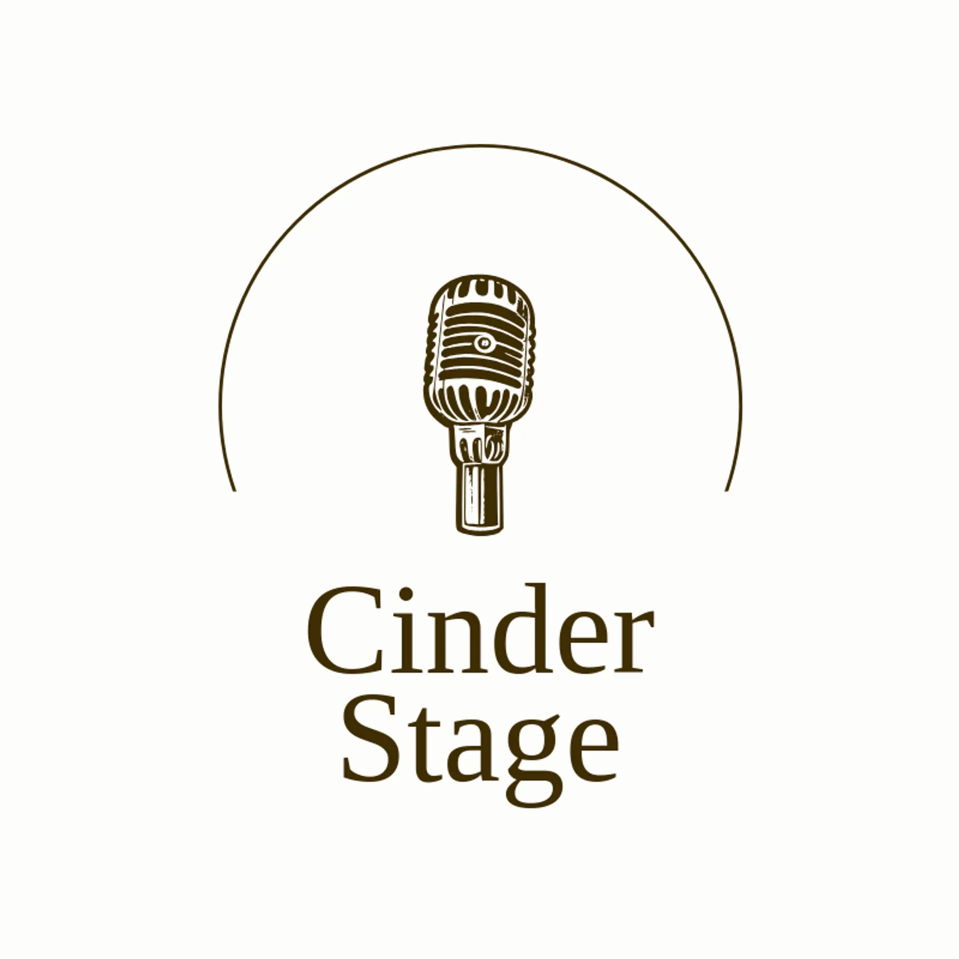 Cinder Stage logo for rock music