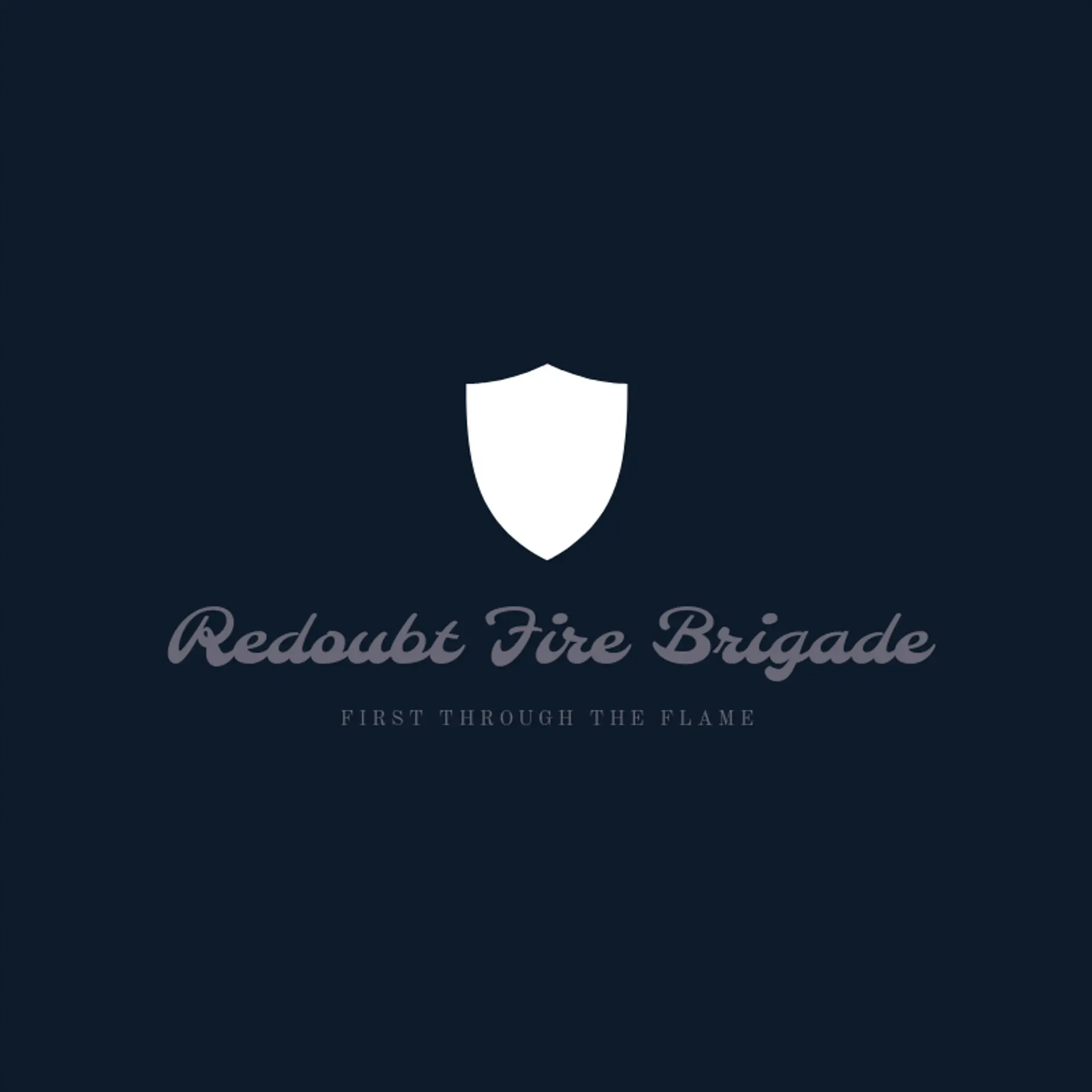 Redoubt Fire Brigade logo for shield