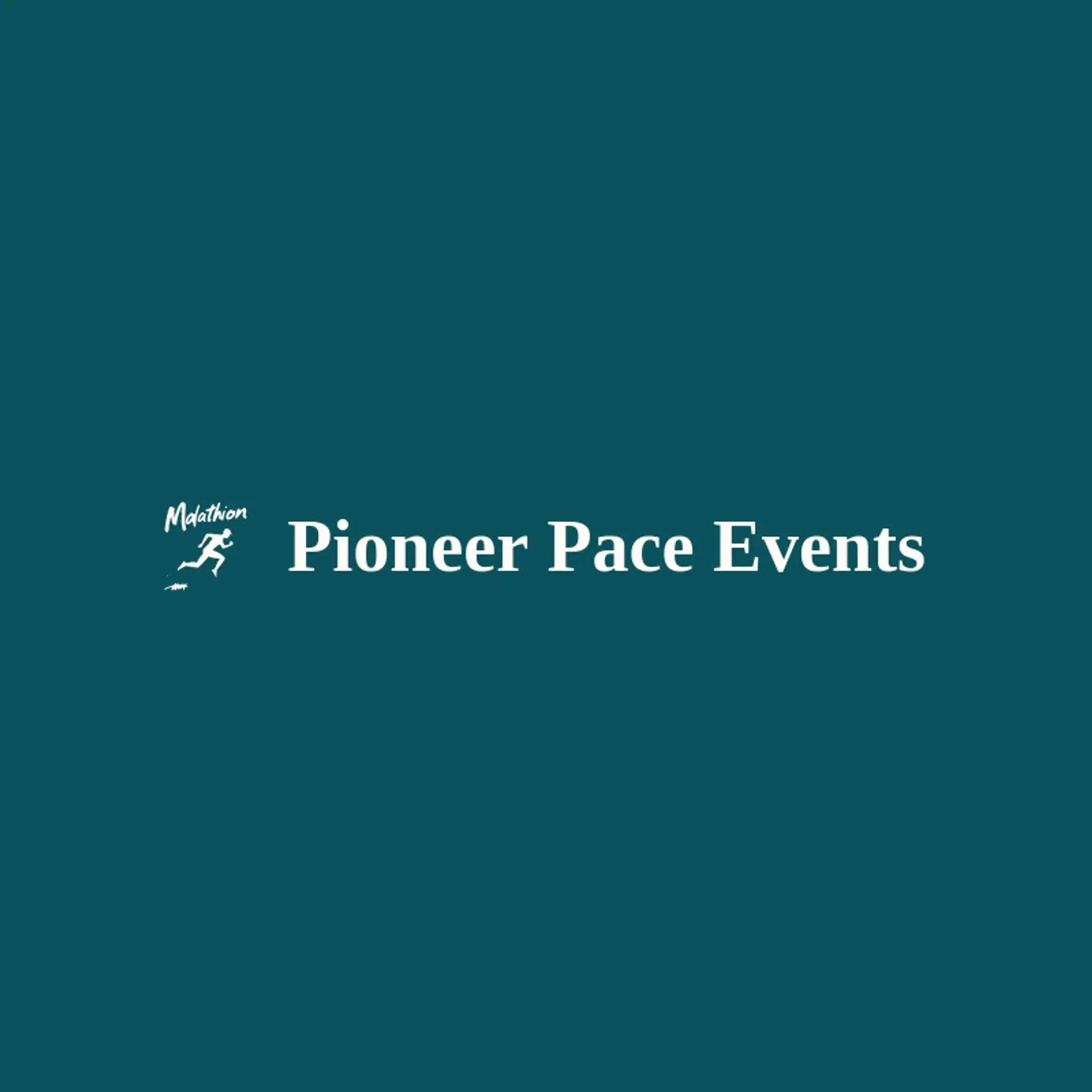 Pioneer Pace Events logo for marathon