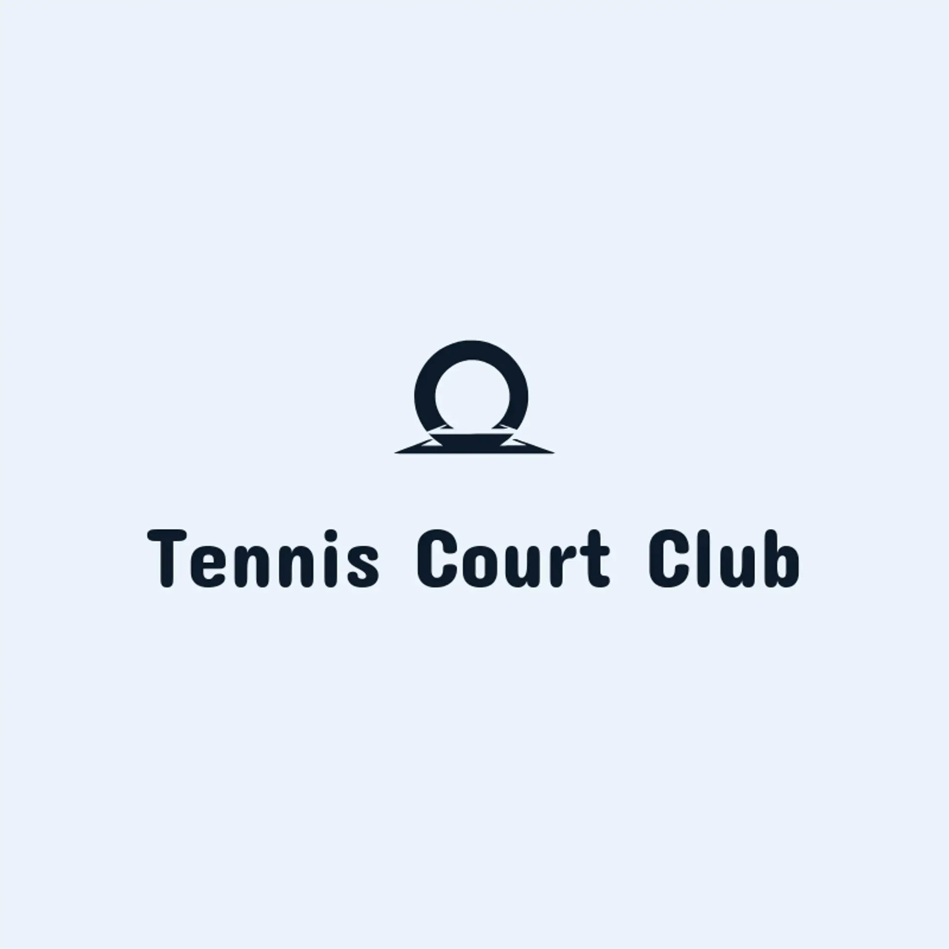 Tennis Court Club logo for court