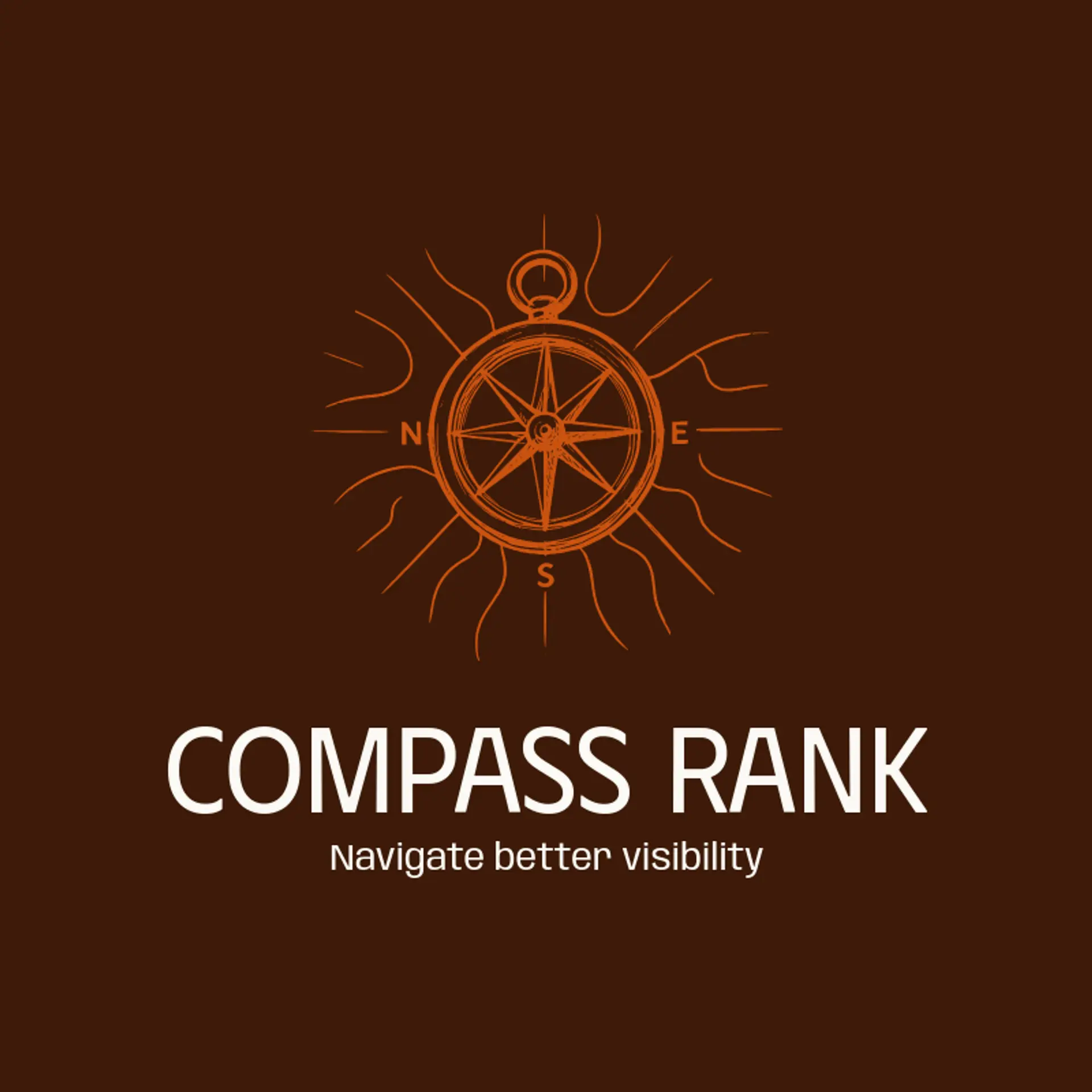 Compass Rank logo for seo