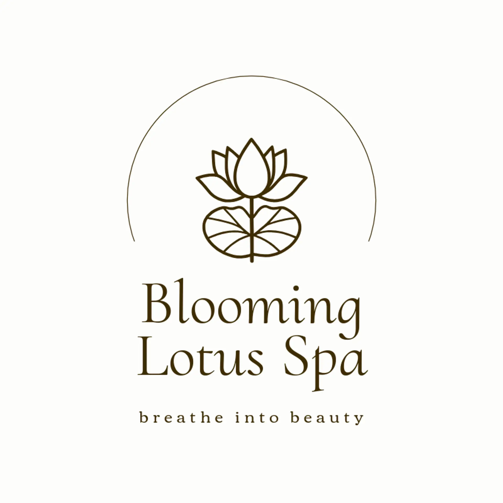 Blooming Lotus Spa logo for lotus