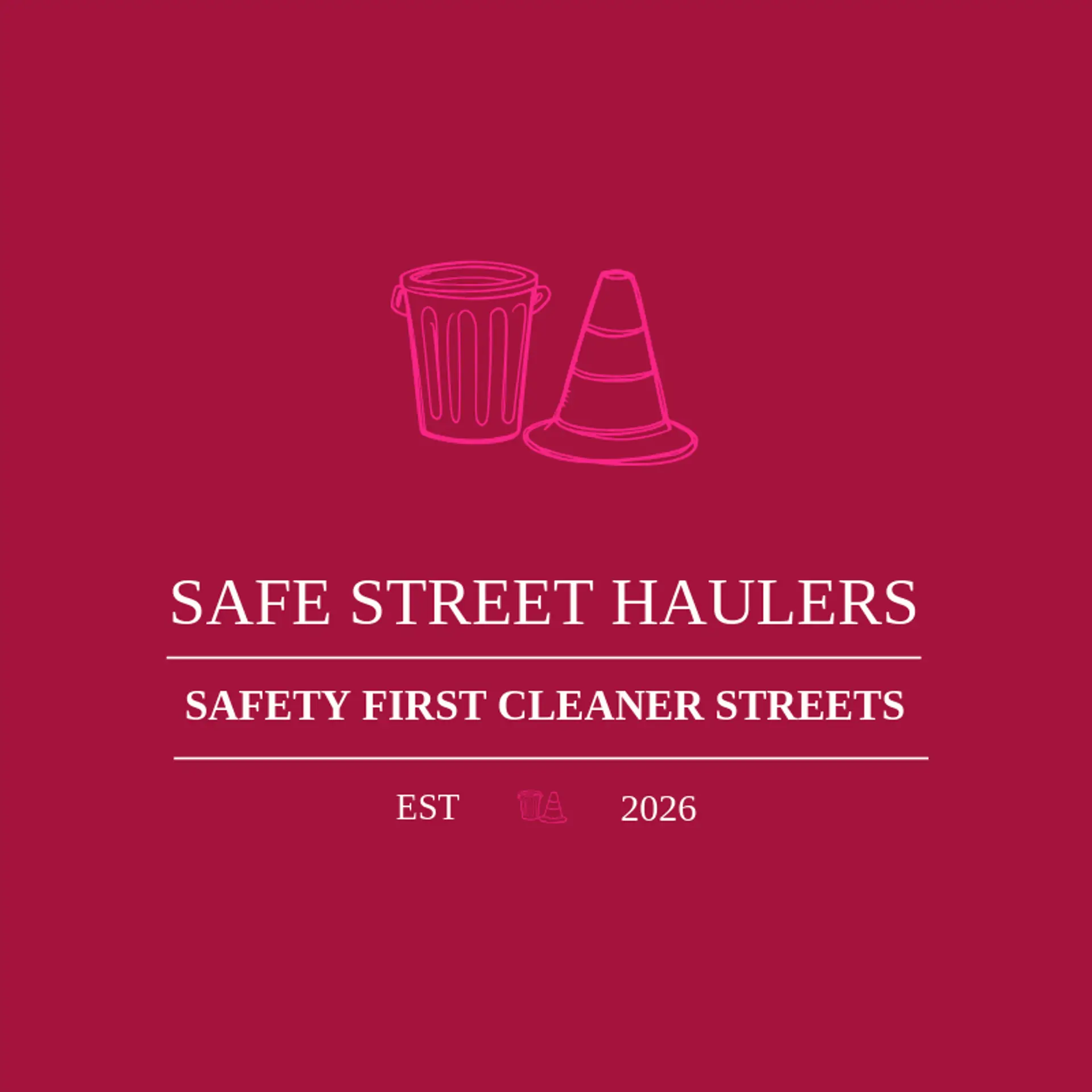 Safe Street Haulers logo for trash
