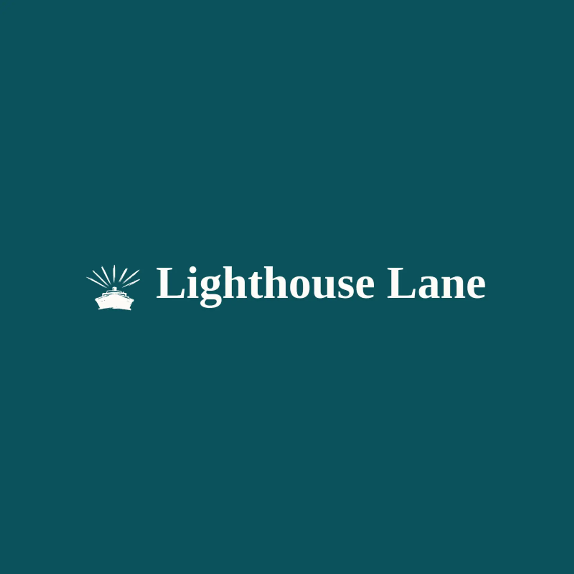 Lighthouse Lane logo for cruise ship