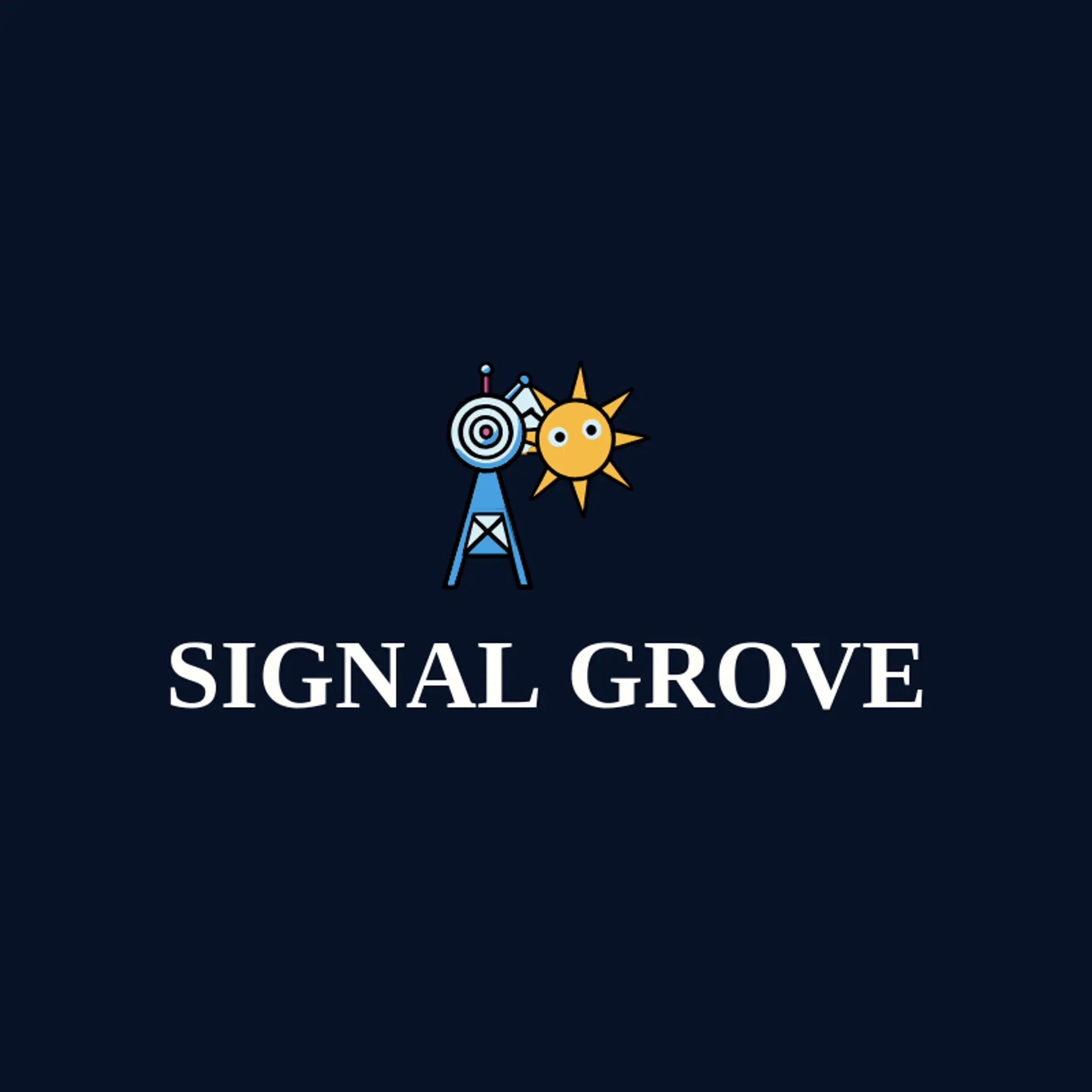 Signal Grove logo for radio station