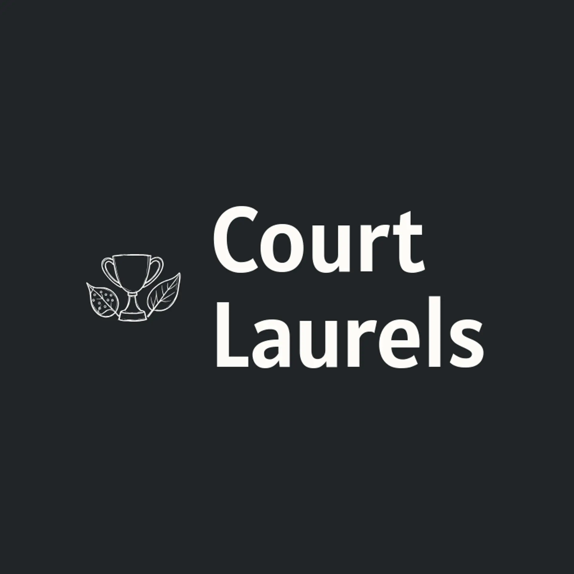 Court Laurels logo for pickleball