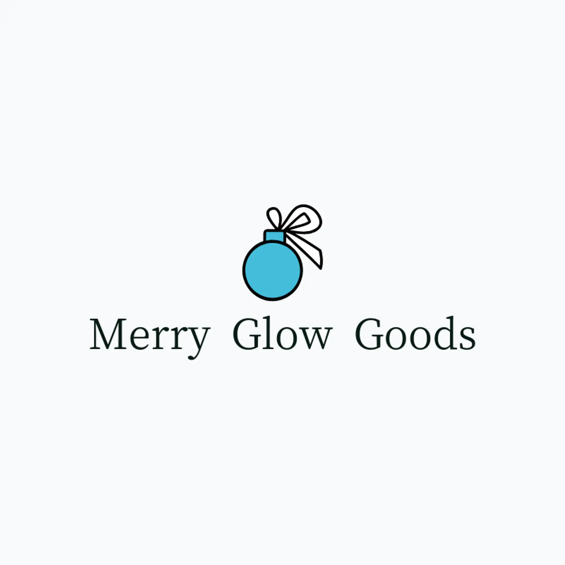 Merry Glow Goods logo for christmas