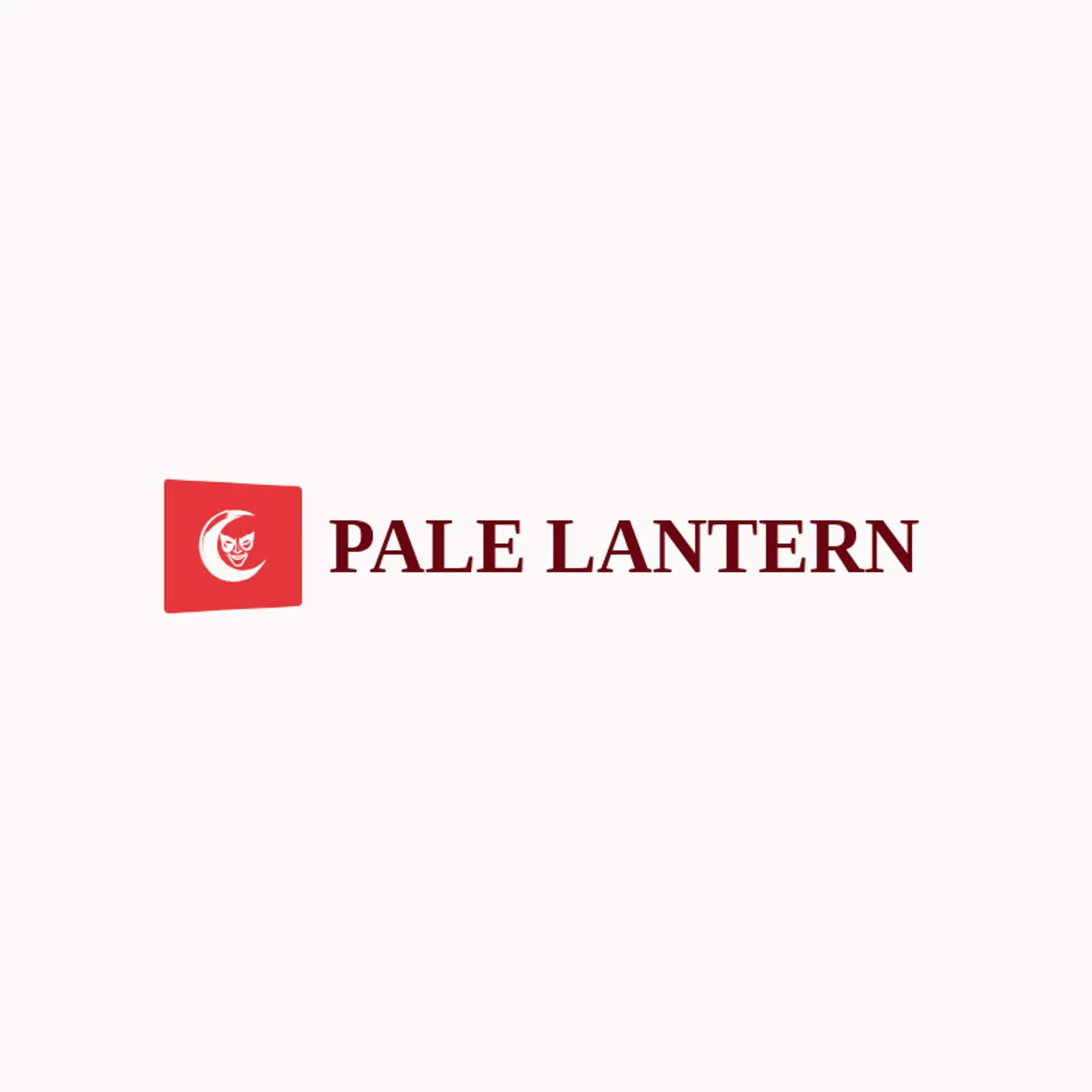 Pale Lantern logo for horror