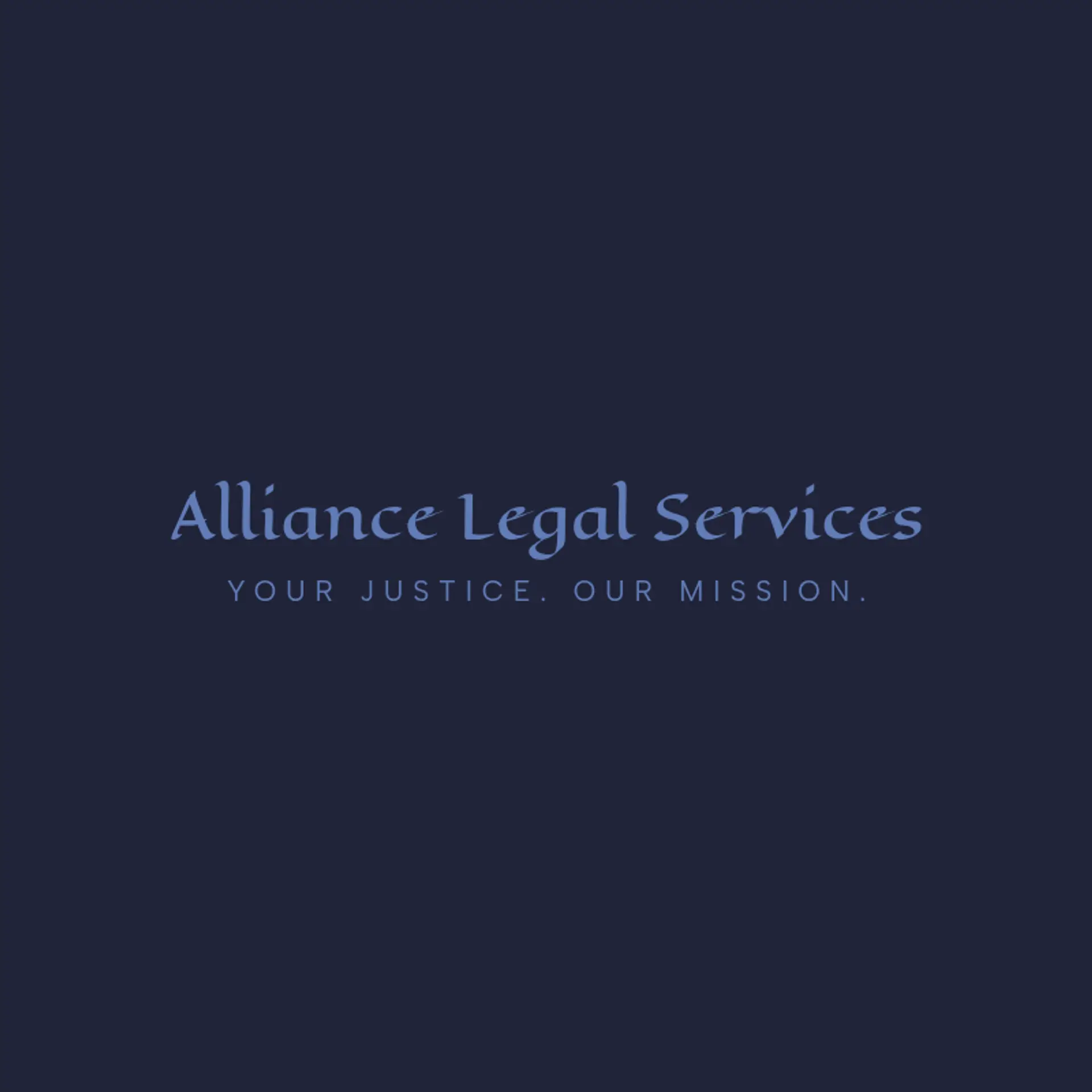 Alliance Legal Services logo for law office