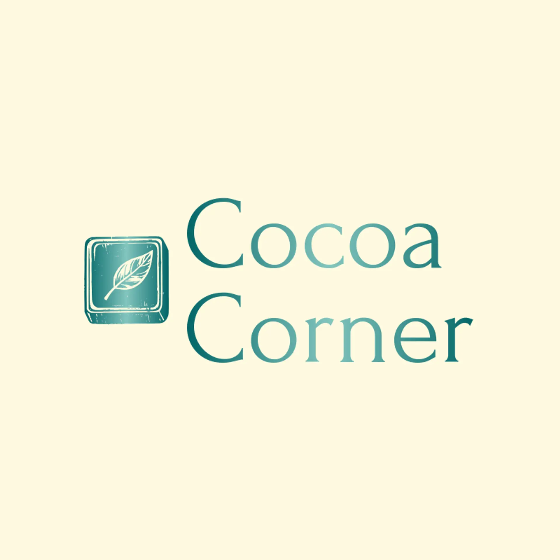 Cocoa Corner logo for snack