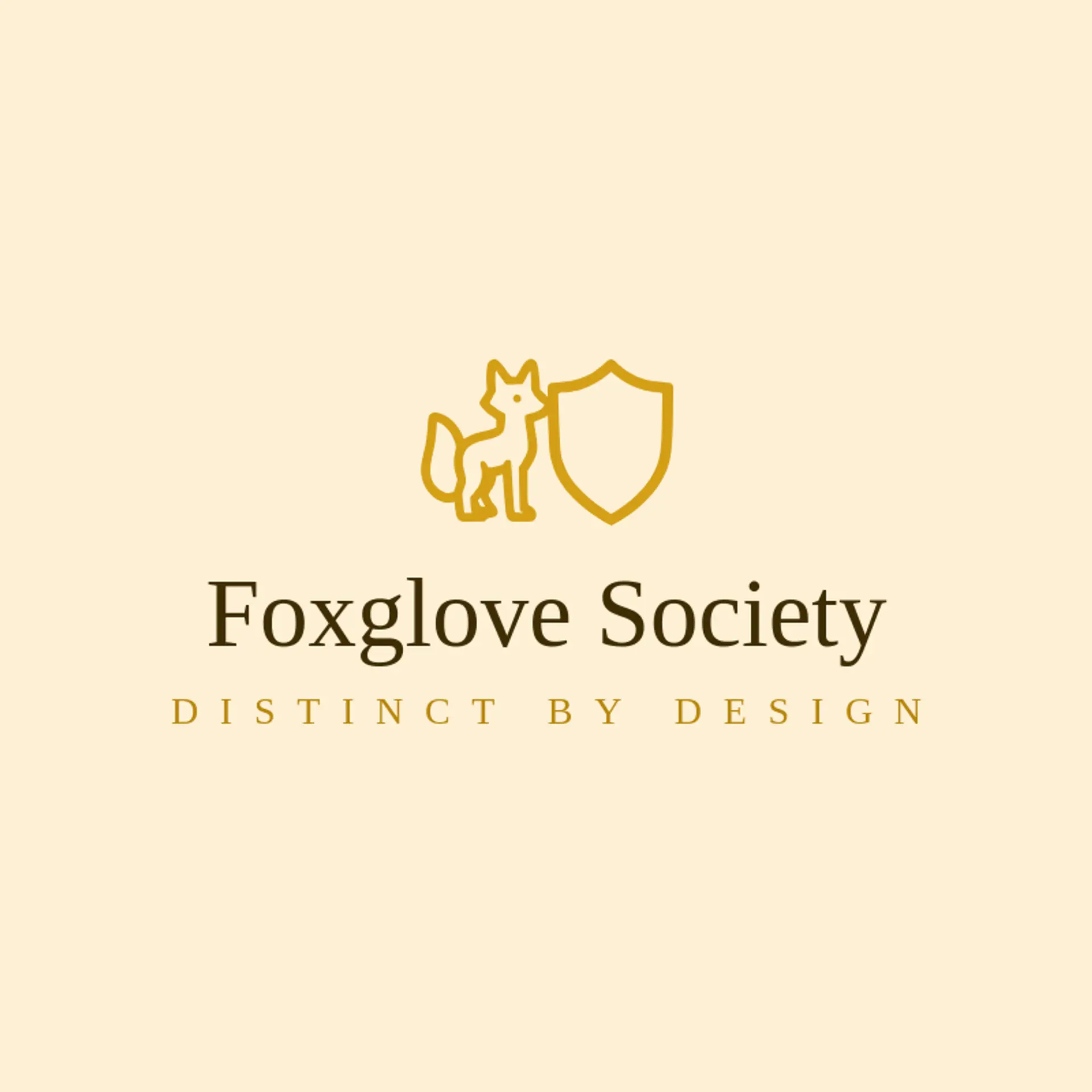 Foxglove Society logo for coat of arms