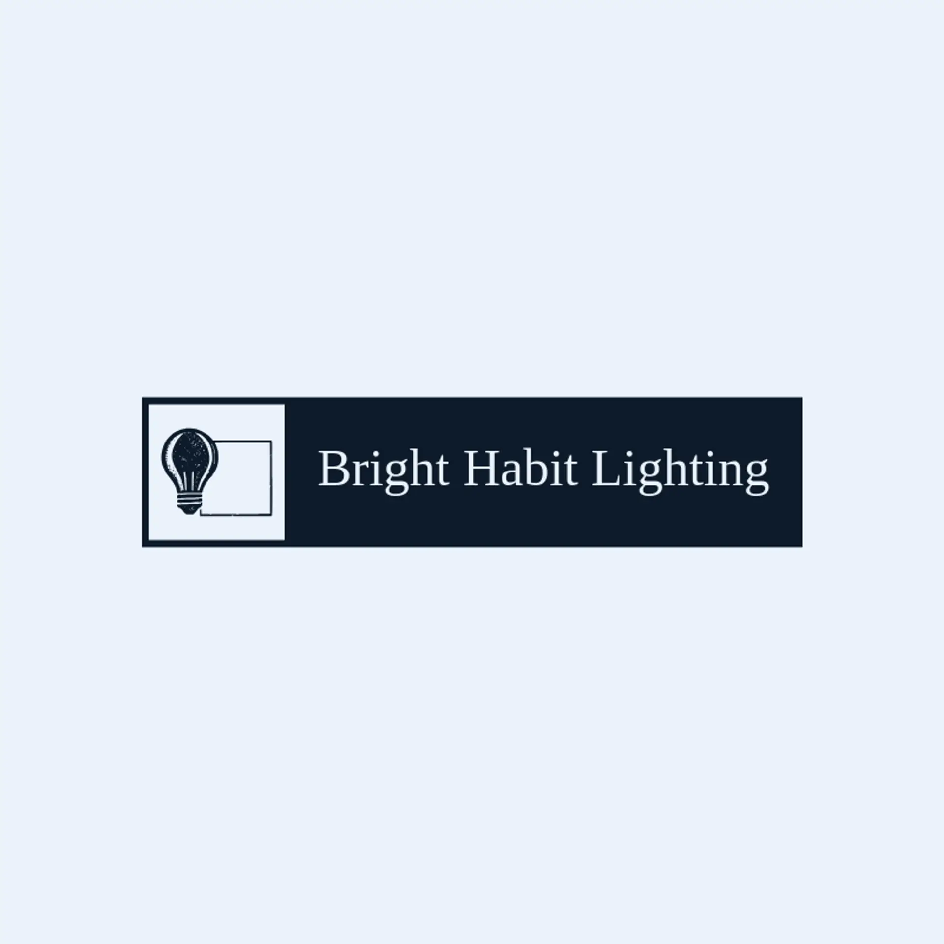 Bright Habit Lighting logo for lightbulb