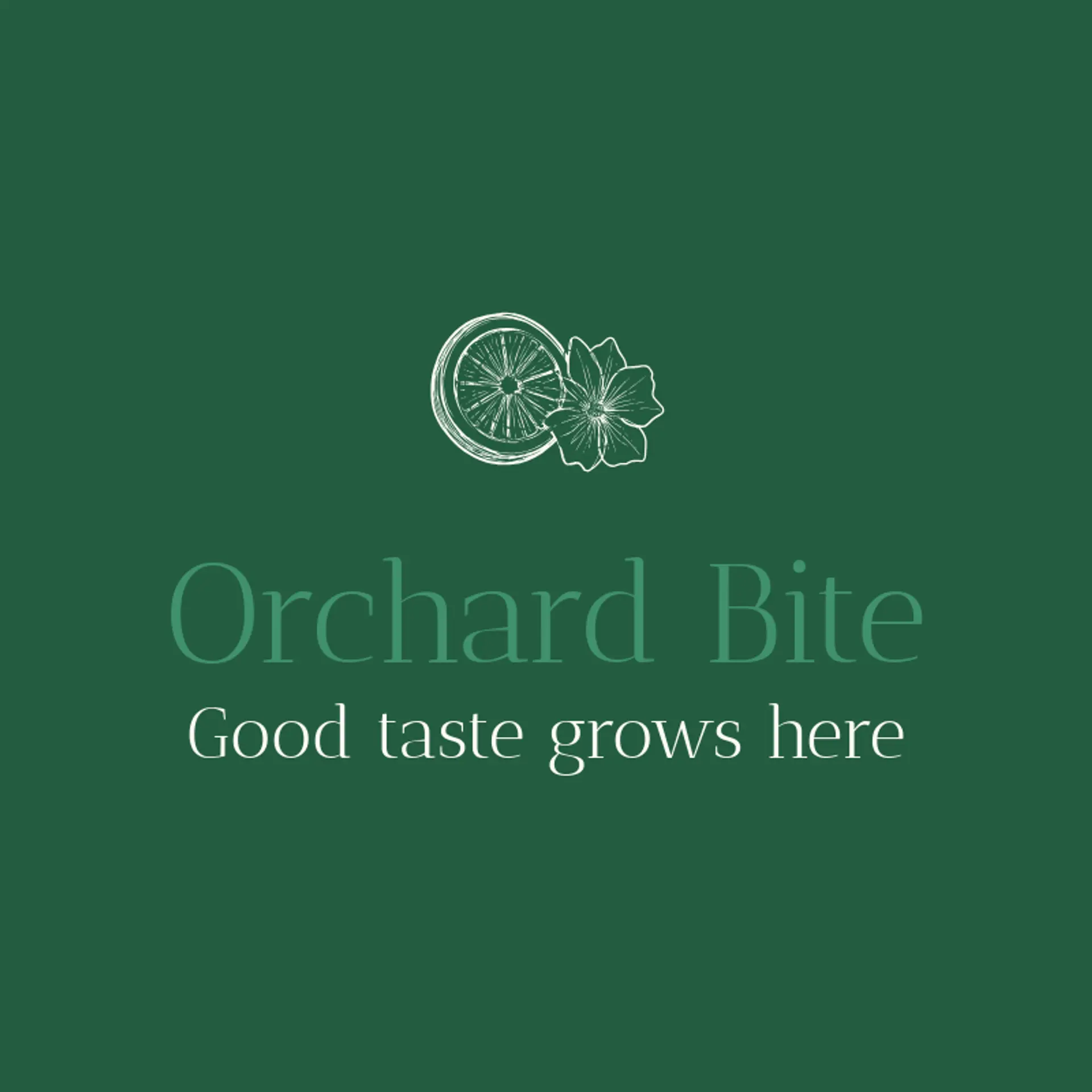 Orchard Bite logo for snack