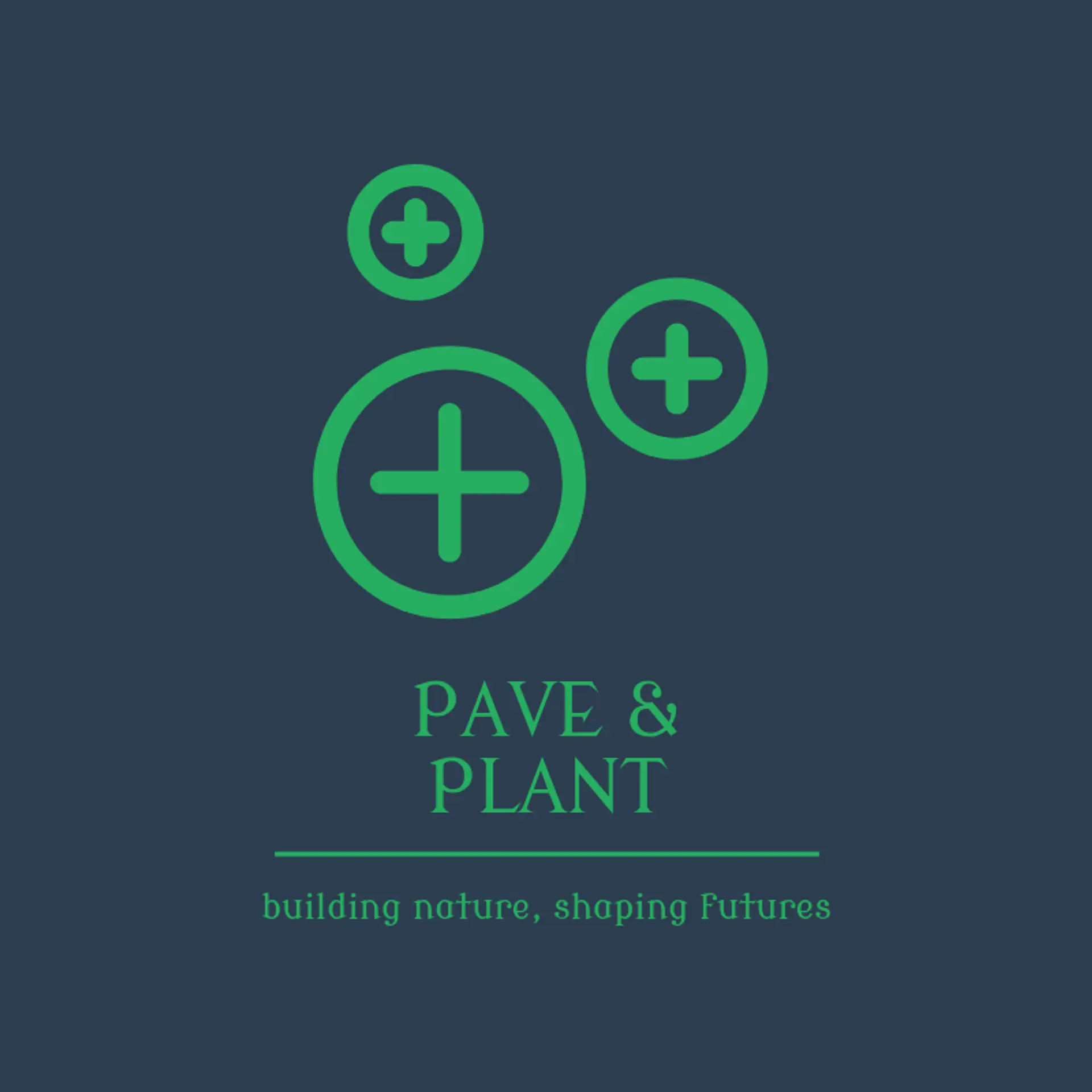 Pave & Plant logo for construction and landscaping