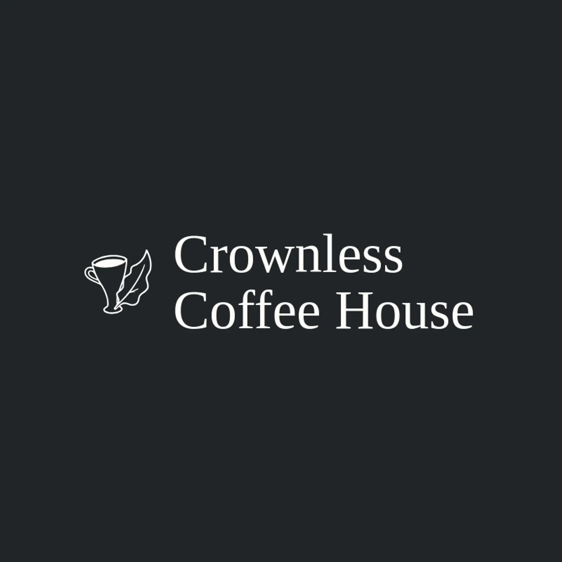 Crownless Coffee House logo for rome