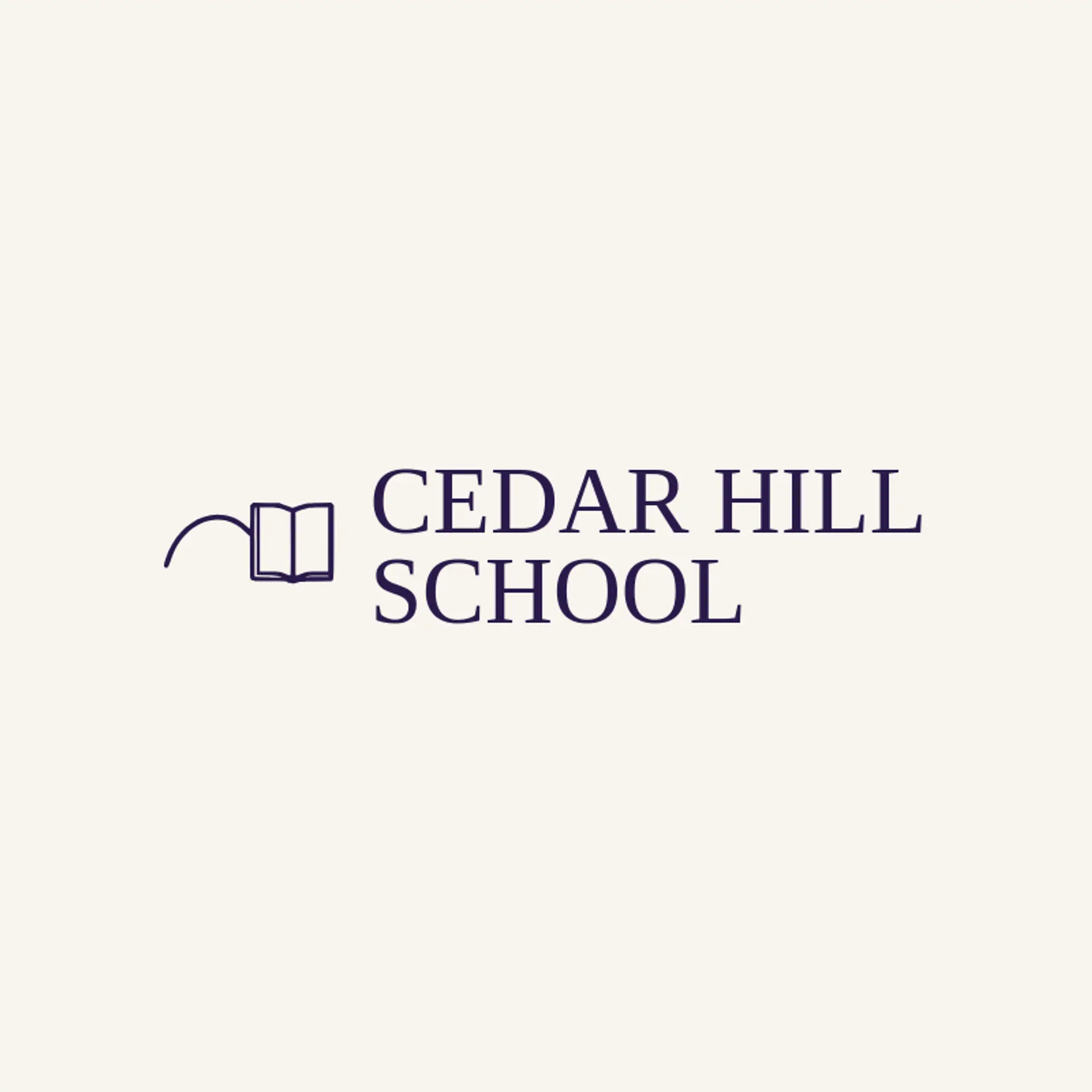 Cedar Hill School logo for hill