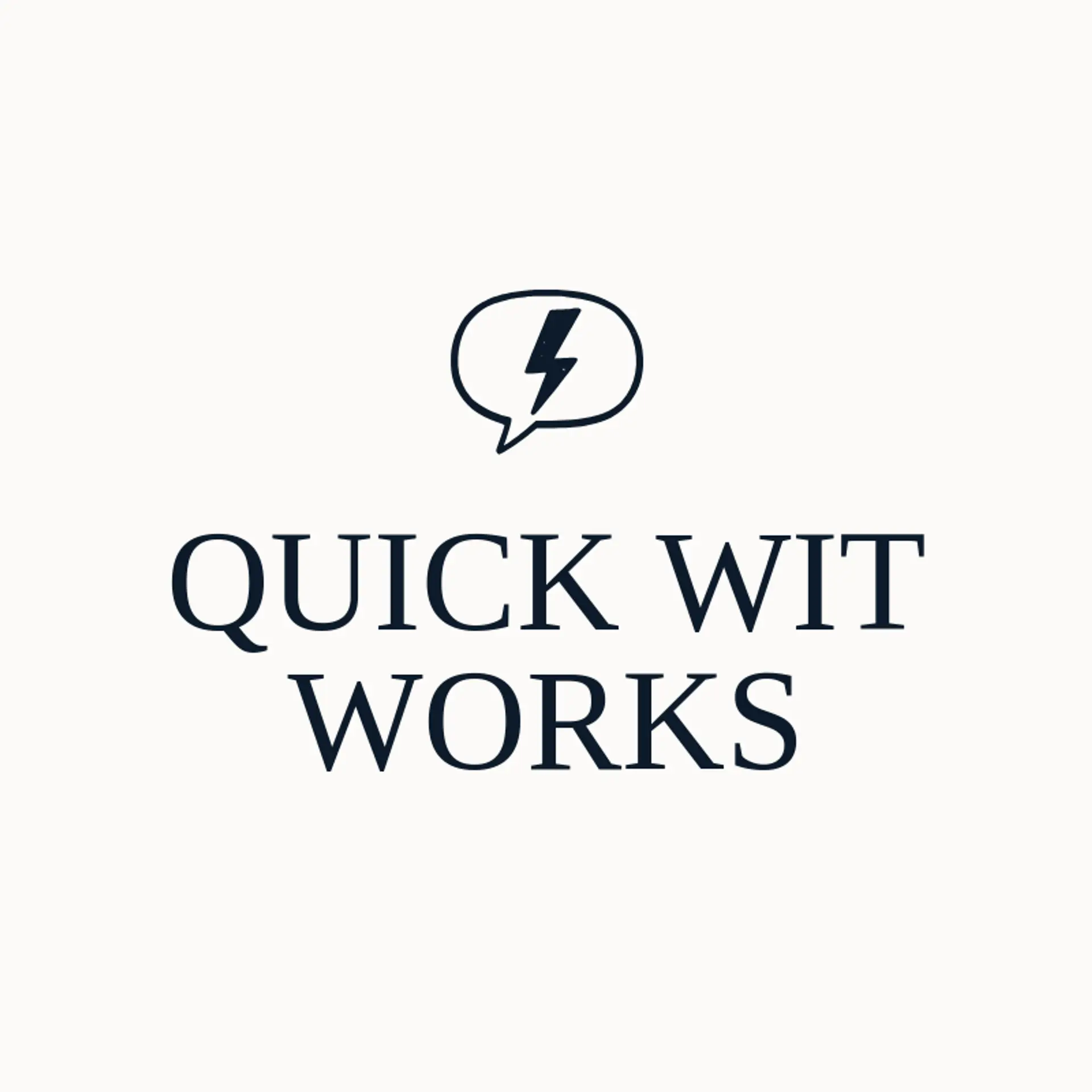 Quick Wit Works logo for chatbot