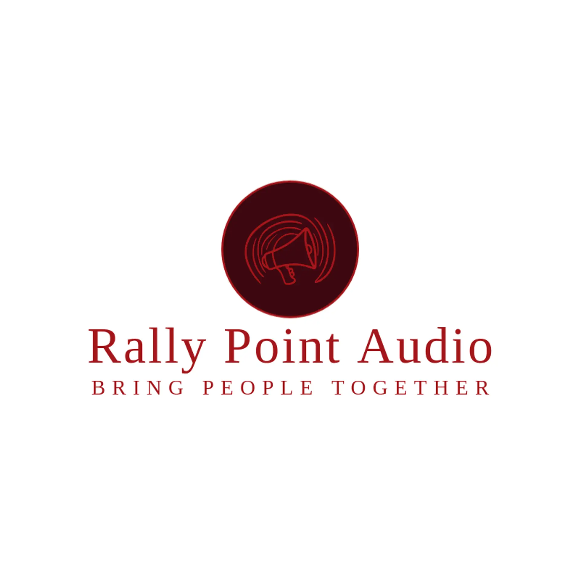 Rally Point Audio logo for megaphone