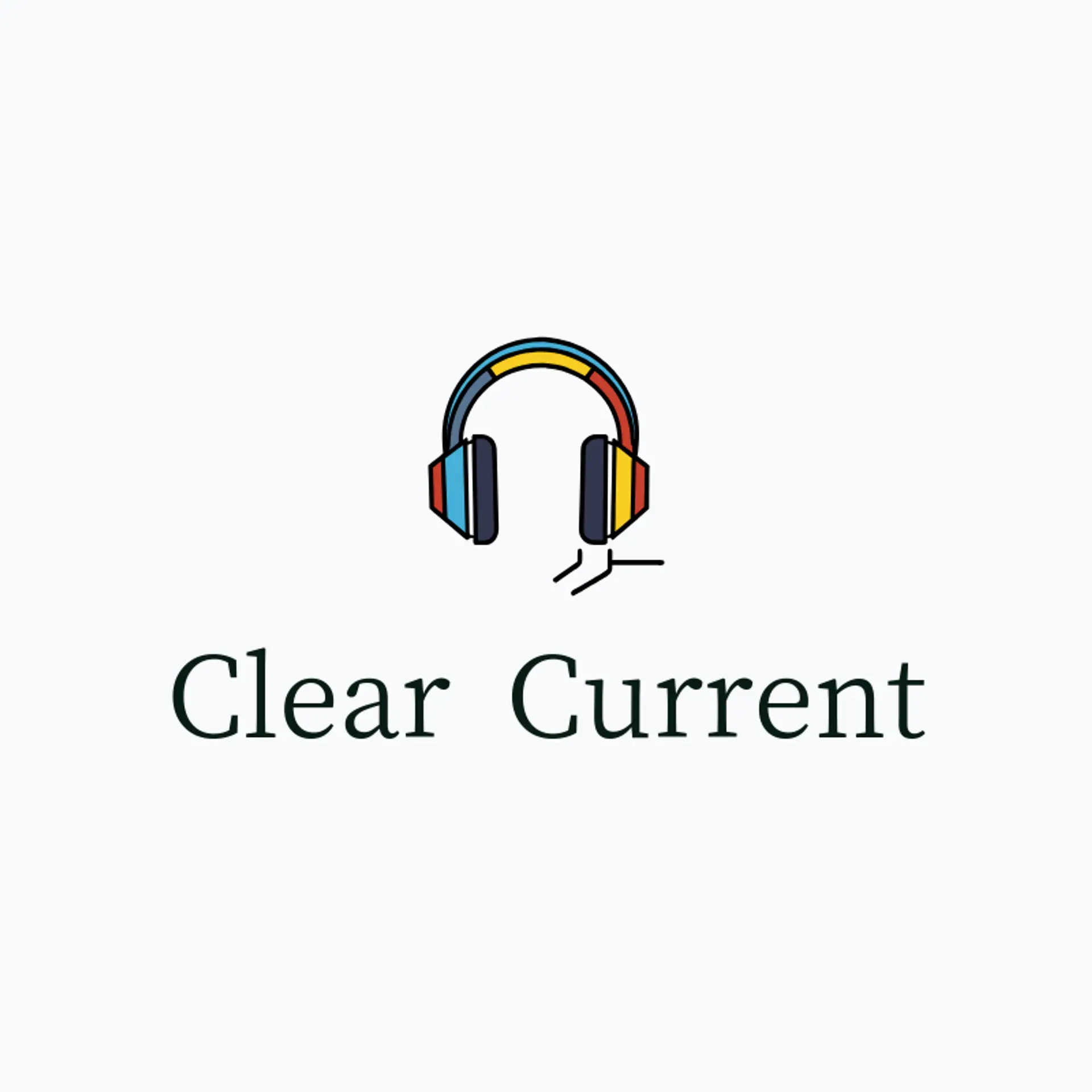 Clear Current logo for headphones
