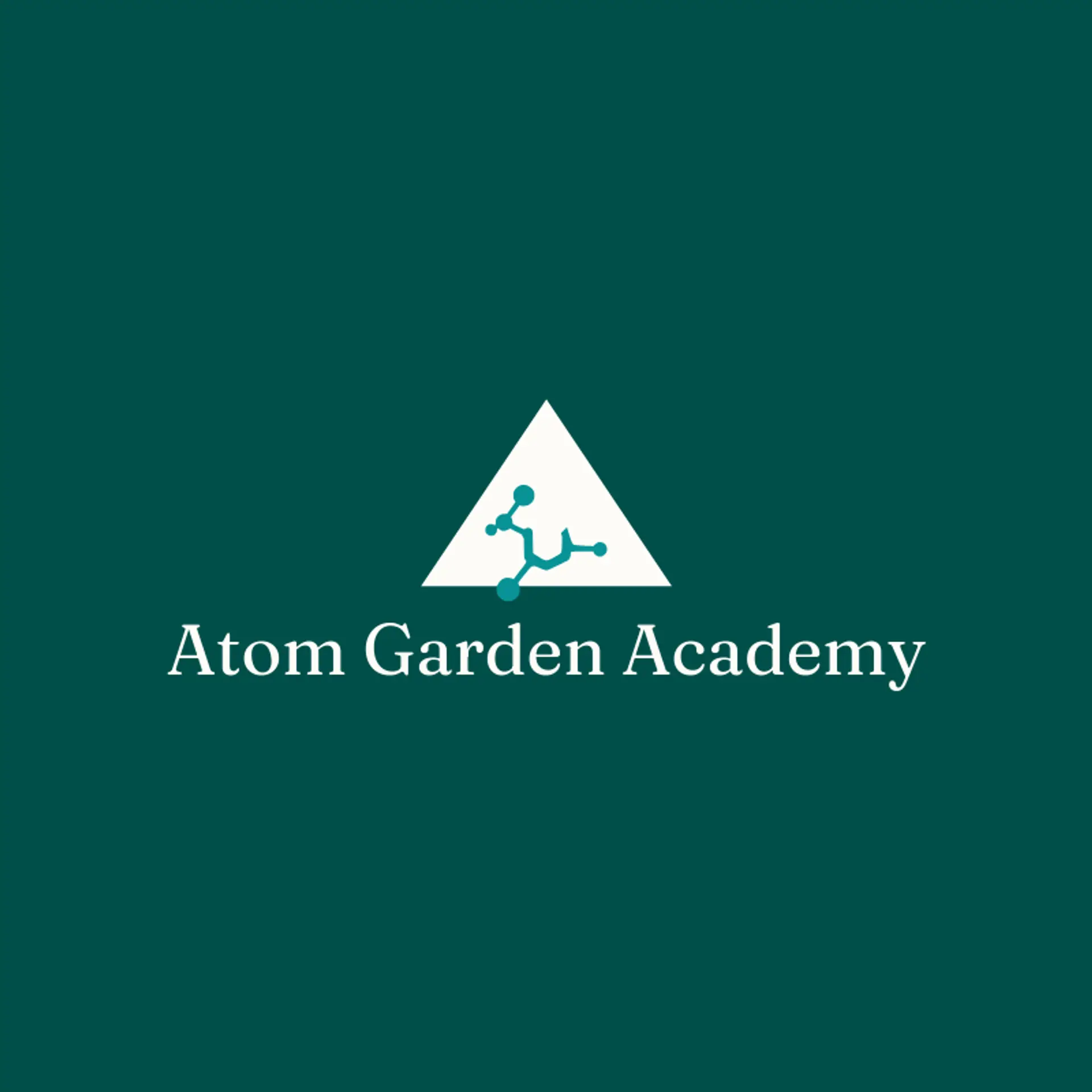 Atom Garden Academy logo for atom