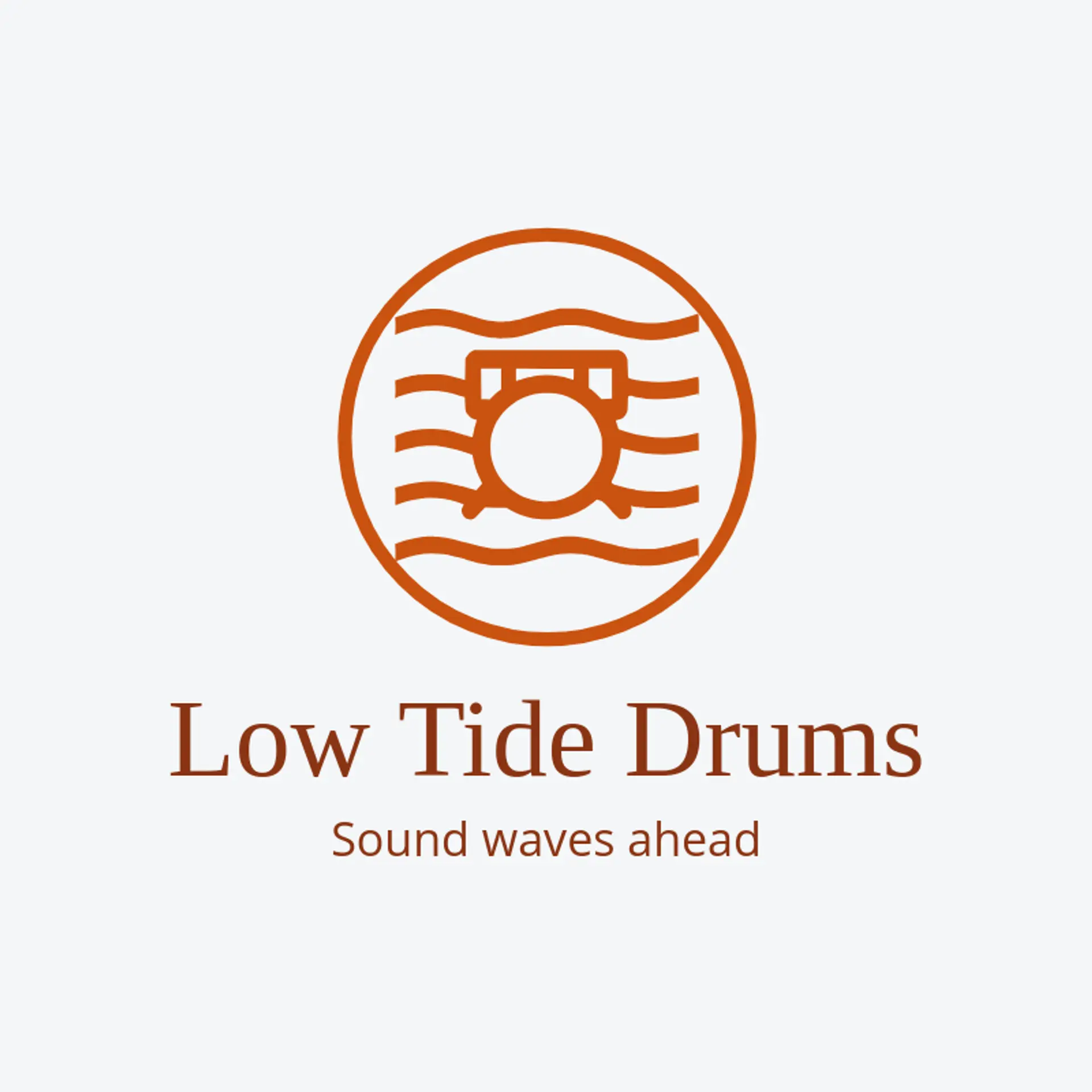 Low Tide Drums logo for drum