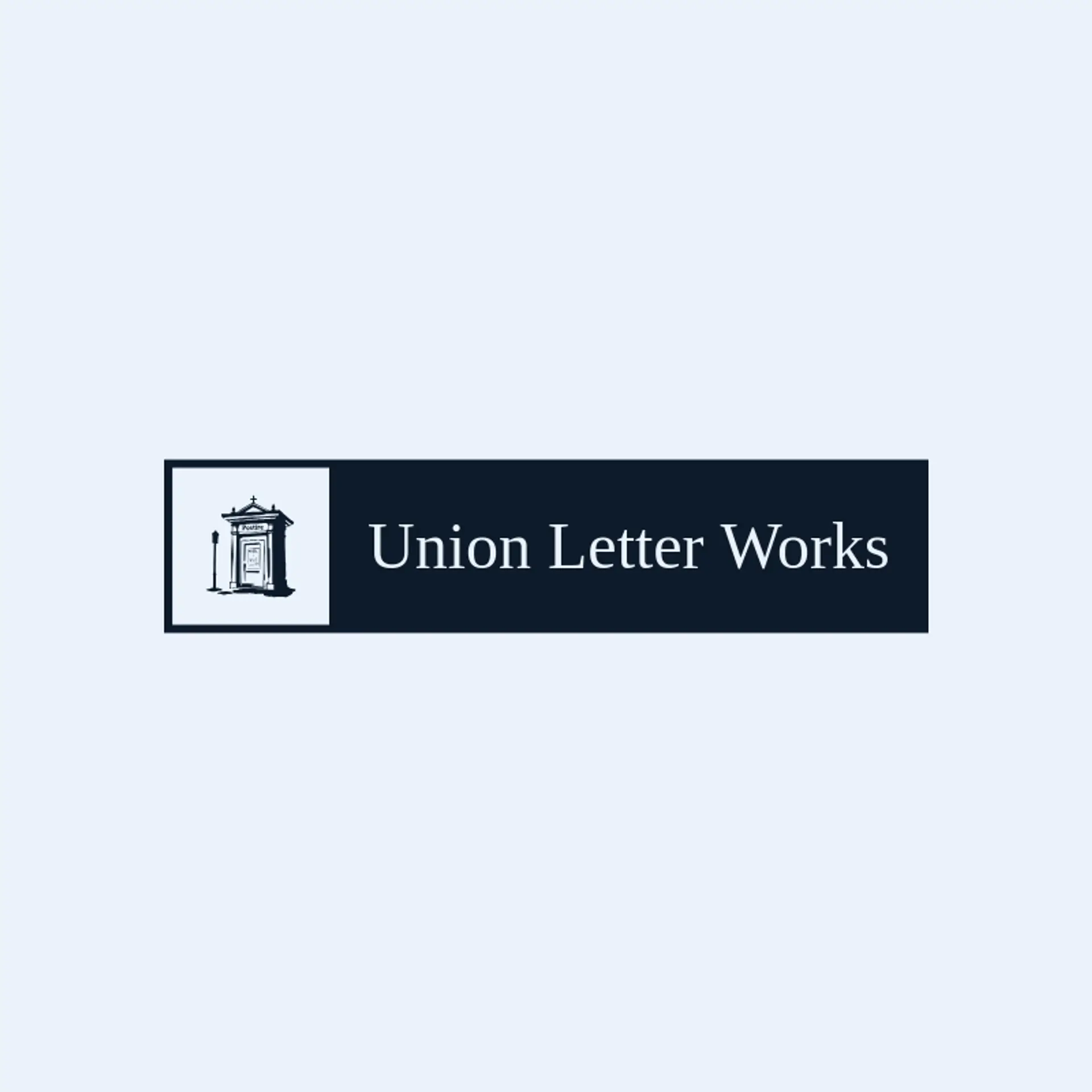 Union Letter Works logo for post office