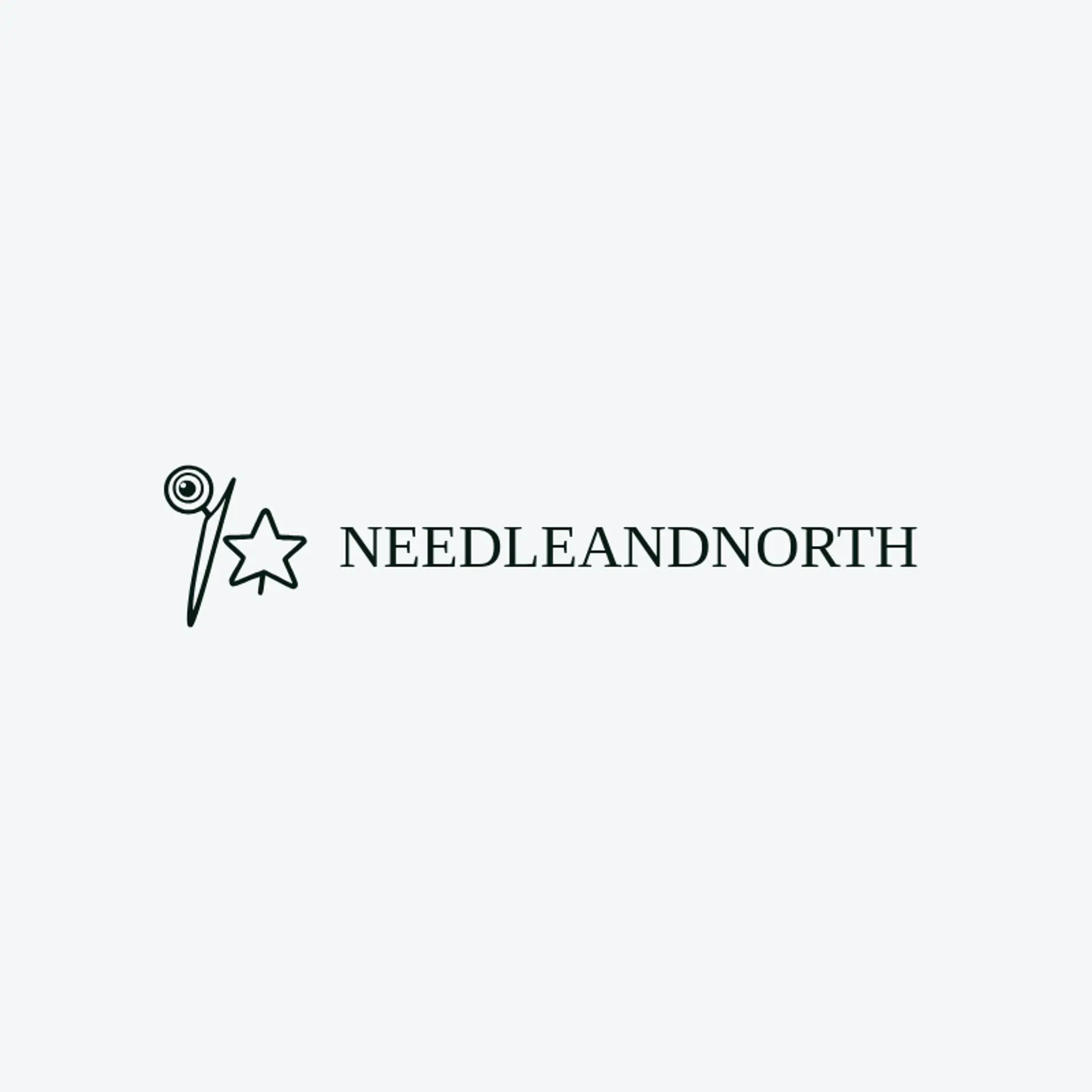 Needle and North logo for sewing