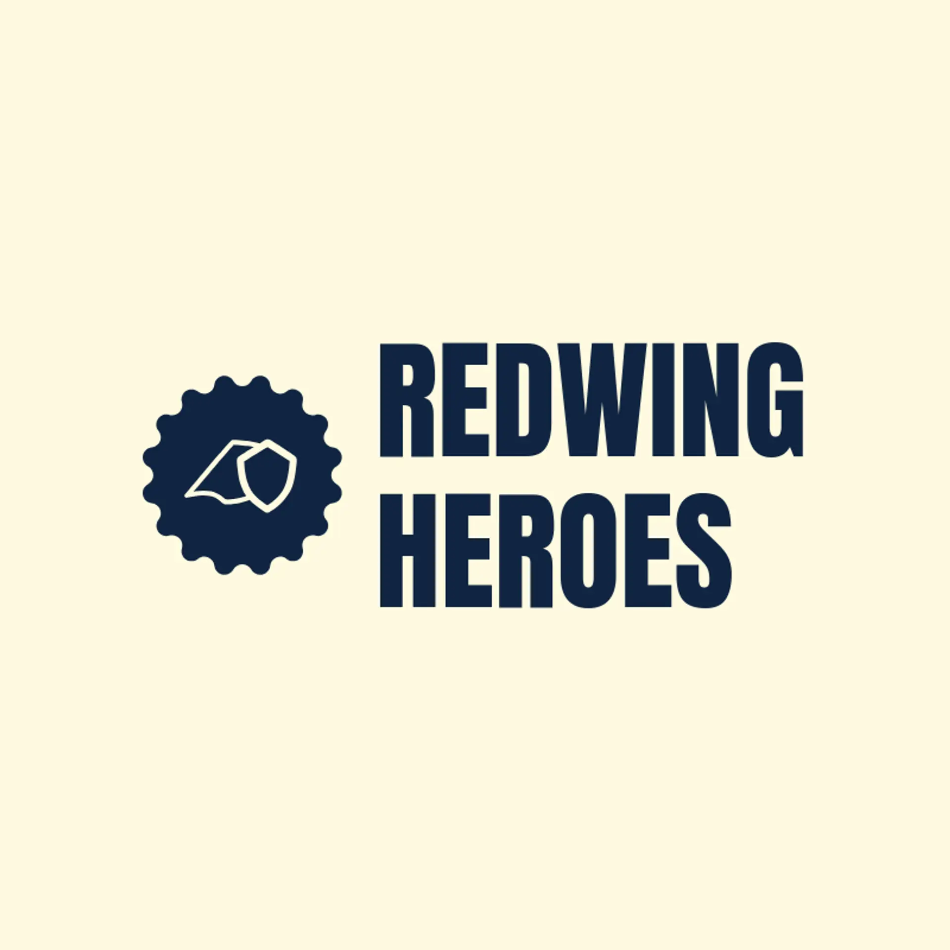 Redwing Heroes logo for superhero