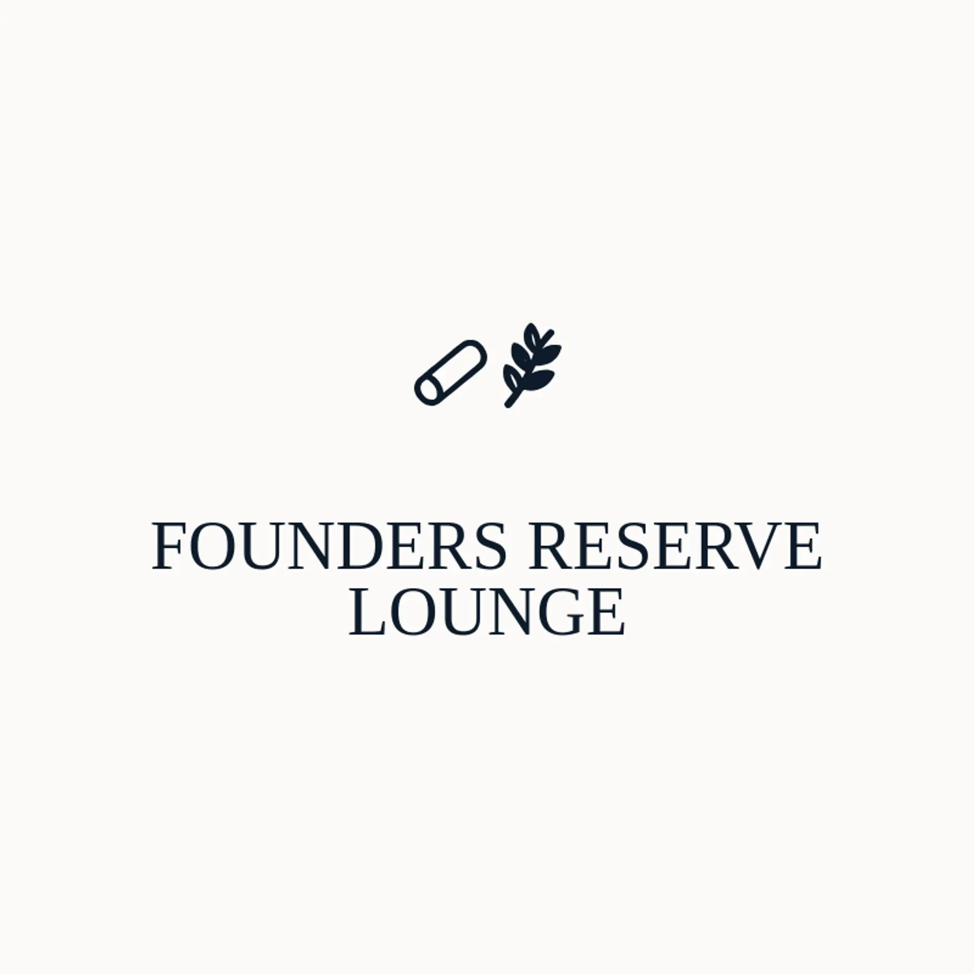 Founders Reserve Lounge logo for cigar