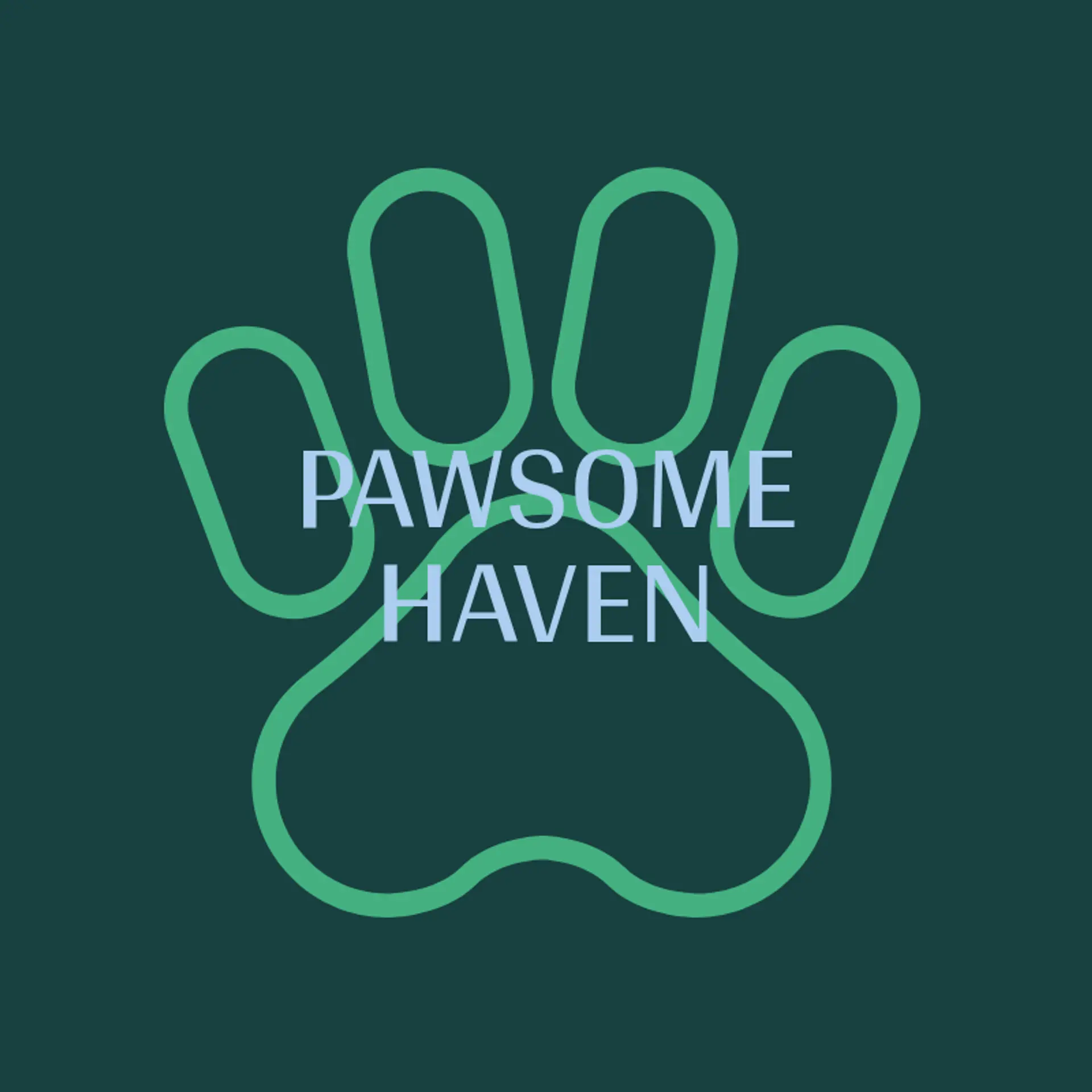 Pawsome Haven logo for pet