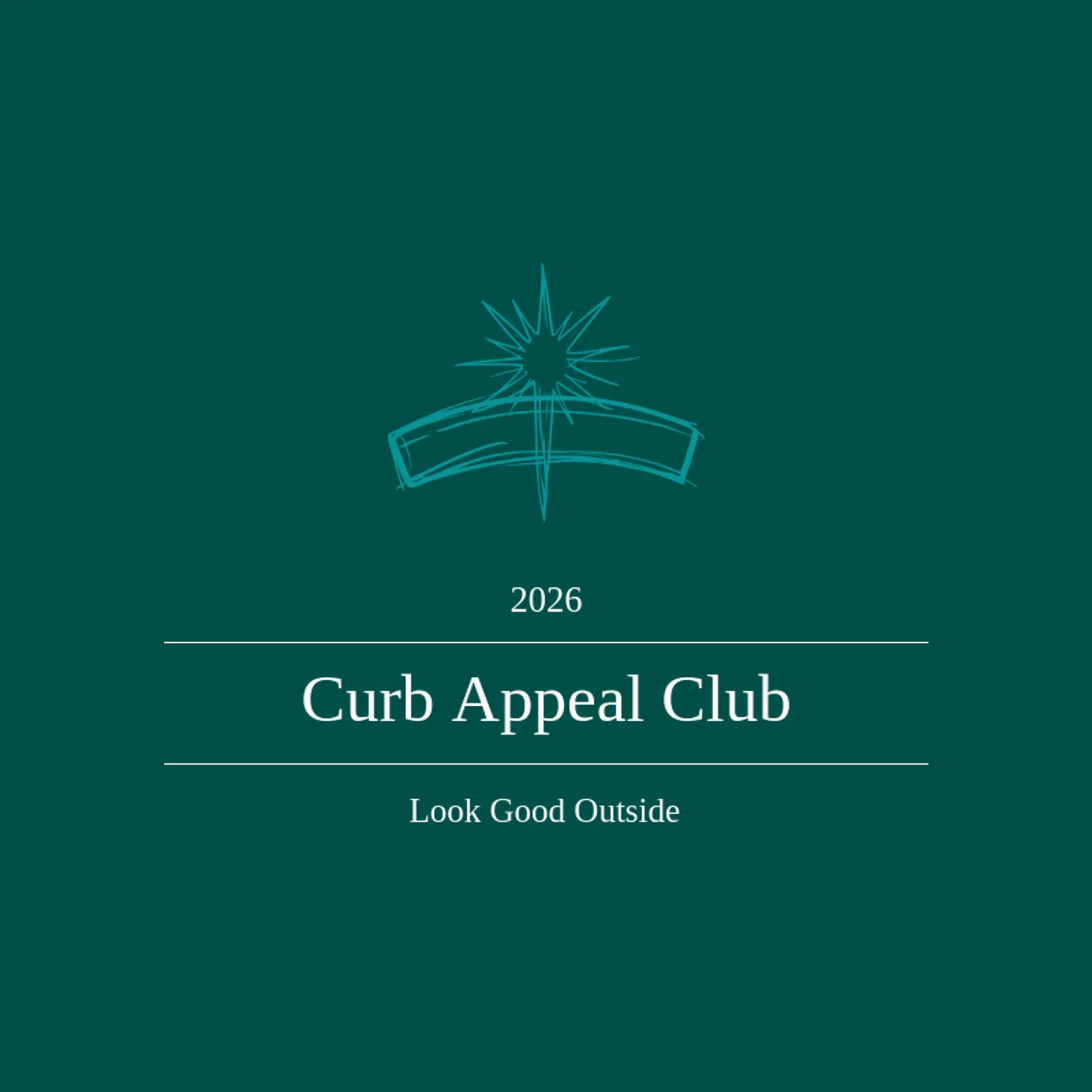 Curb Appeal Club logo for street