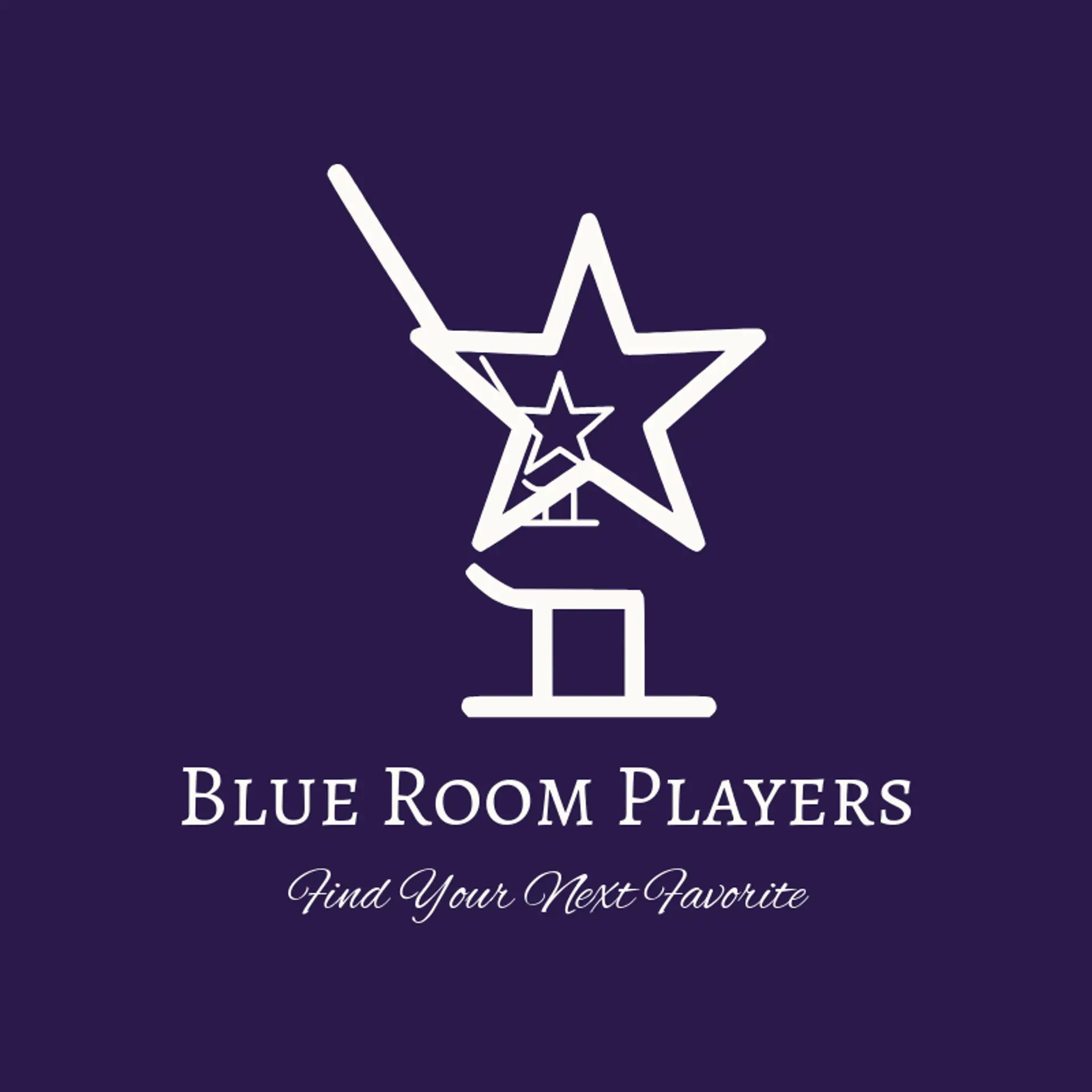 Blue Room Players logo for theater