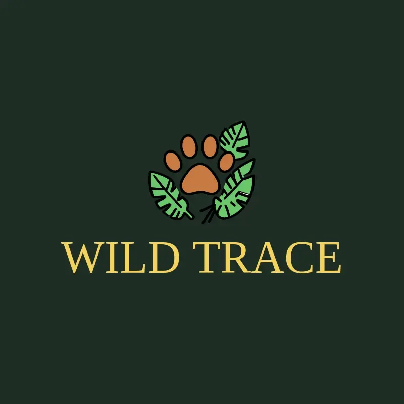 The zoo name Wild Trace as a branded logo with a color icon