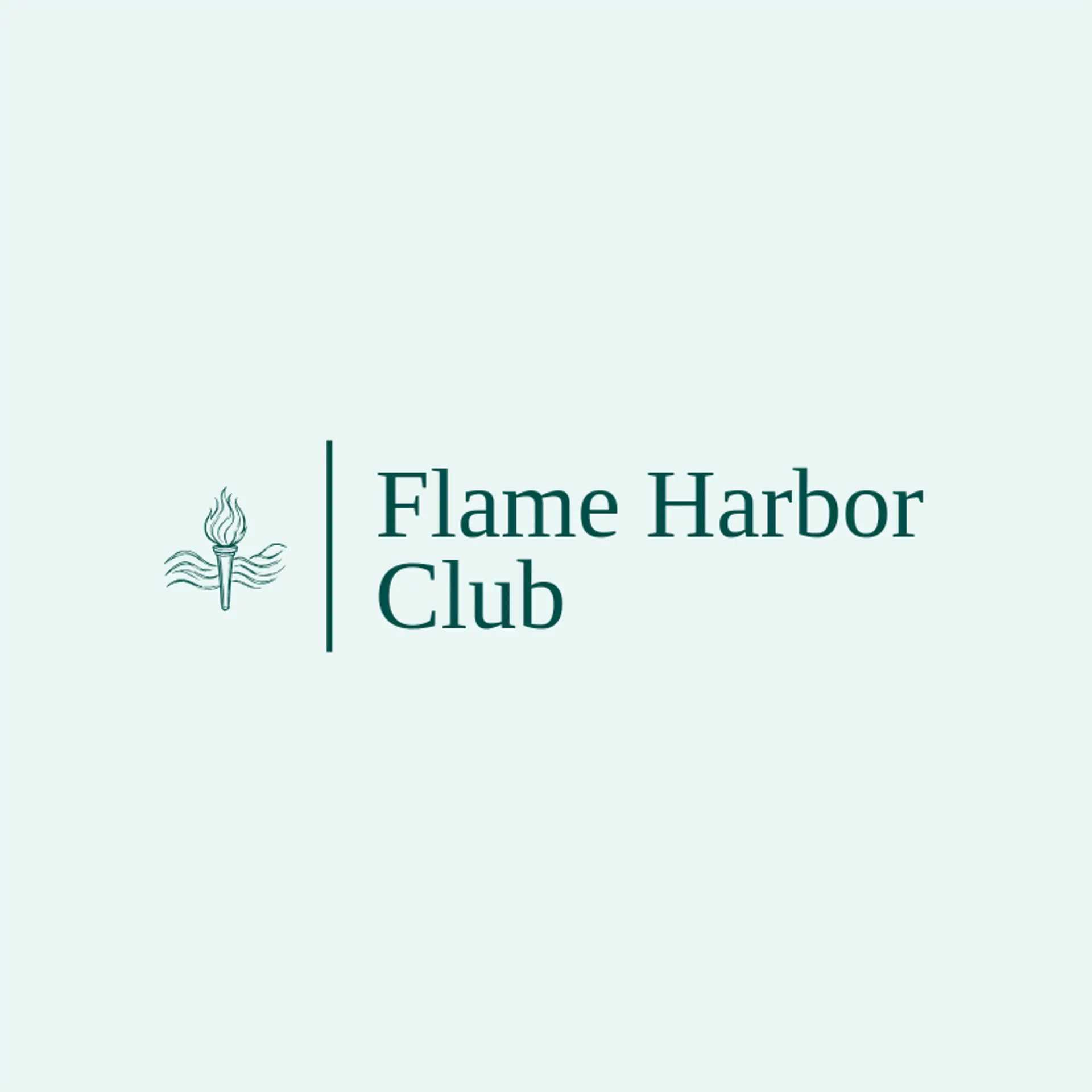 Flame Harbor Club logo for torch