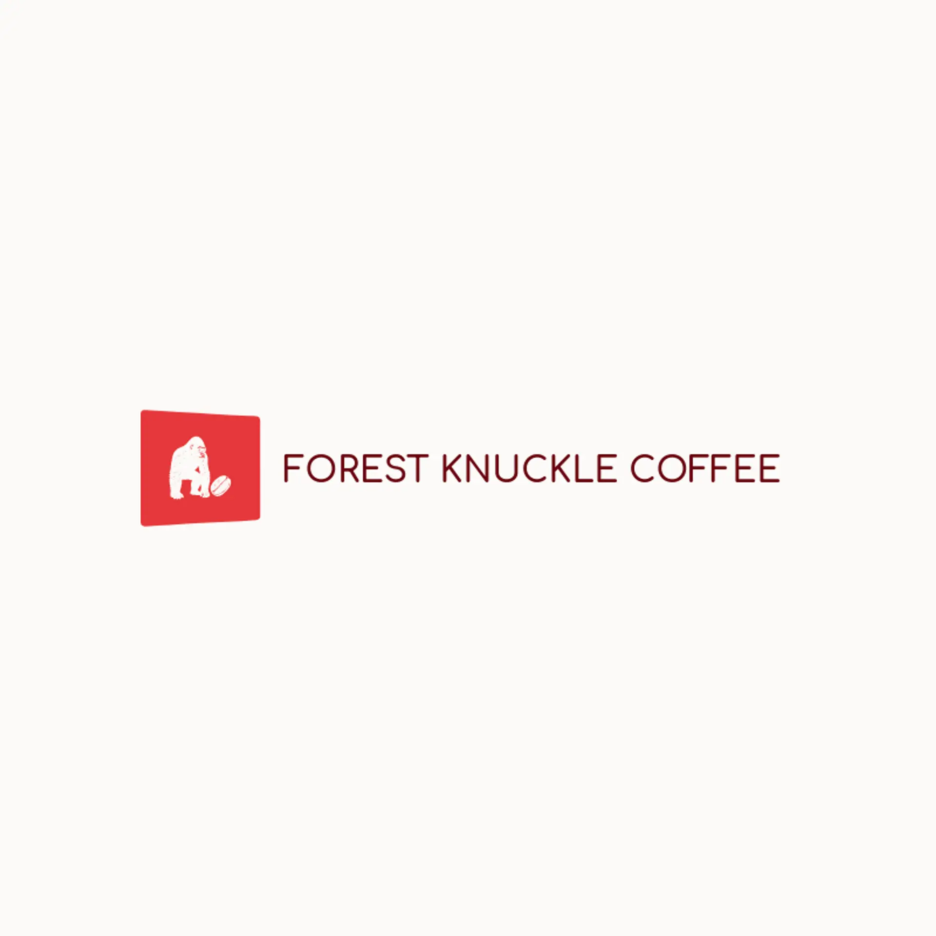 Forest Knuckle Coffee logo for gorilla