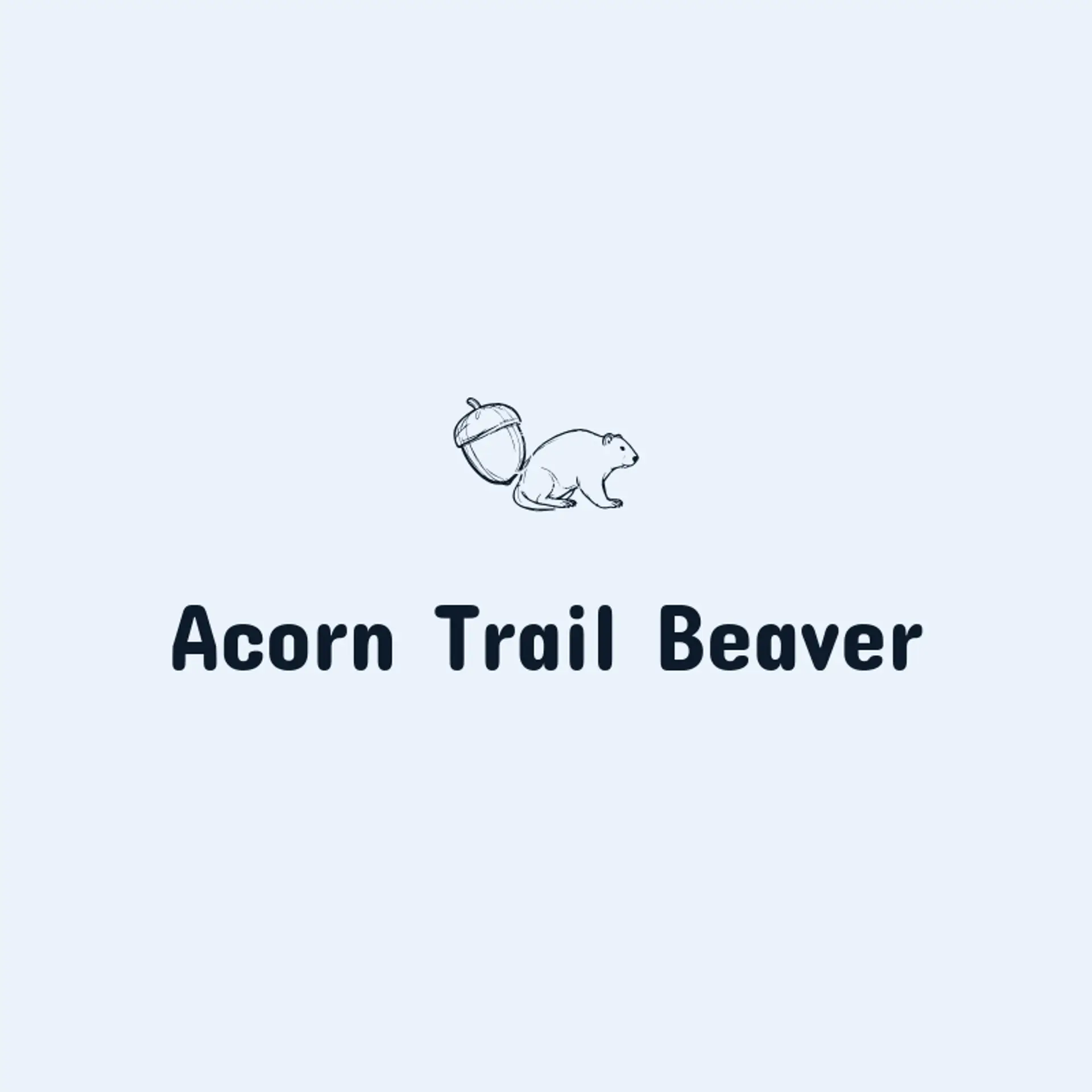 Acorn Trail Beaver logo for beaver