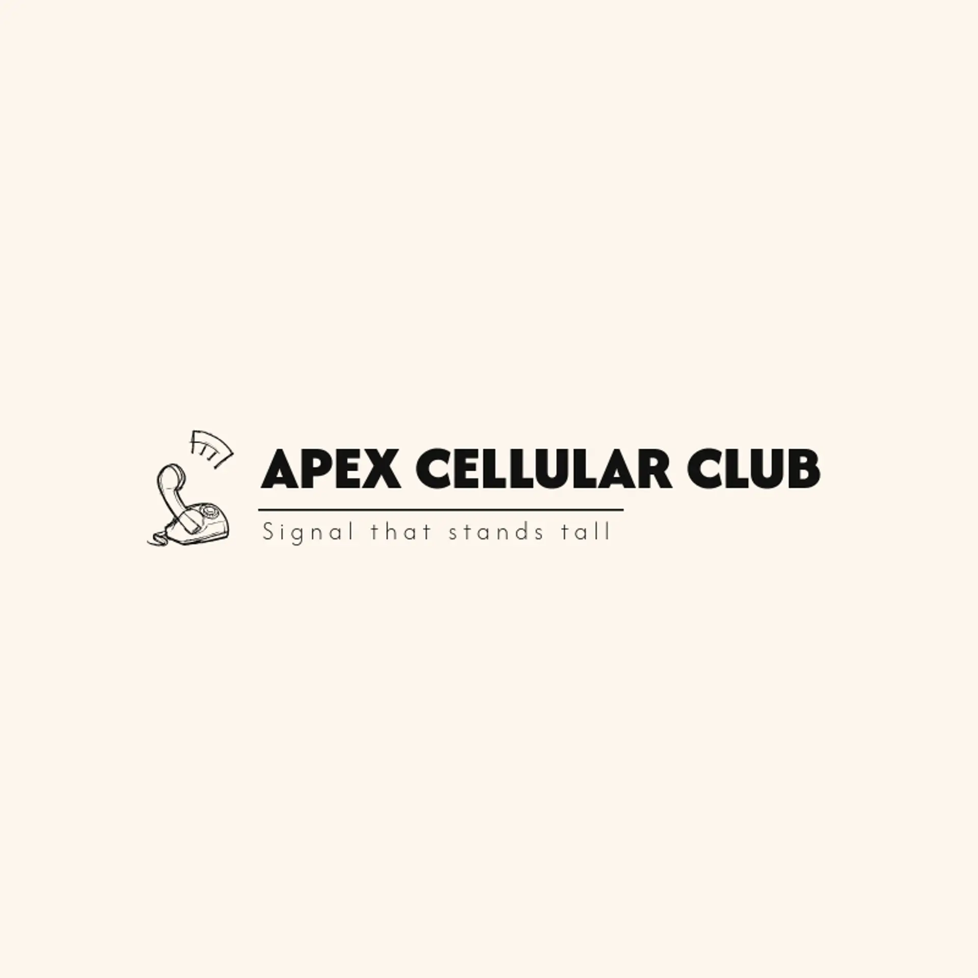 Apex Cellular Club logo for cell phone